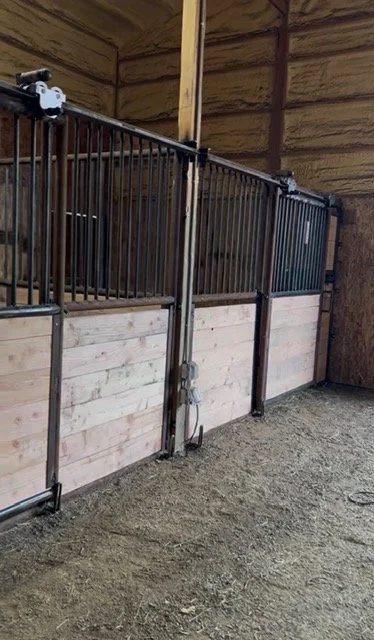 Stall Fronts and Dividers in Customers Barn