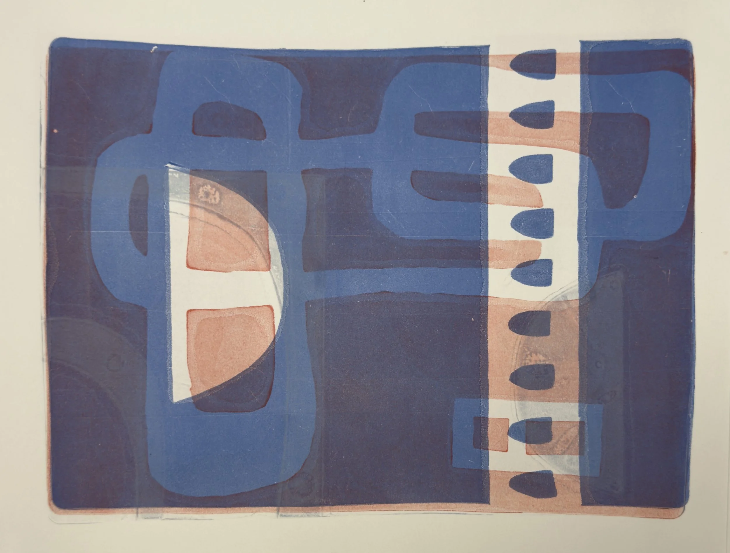 ONE NIGHT STAND NO. 2, acrylic on paper, 14 x 11 in, 2025