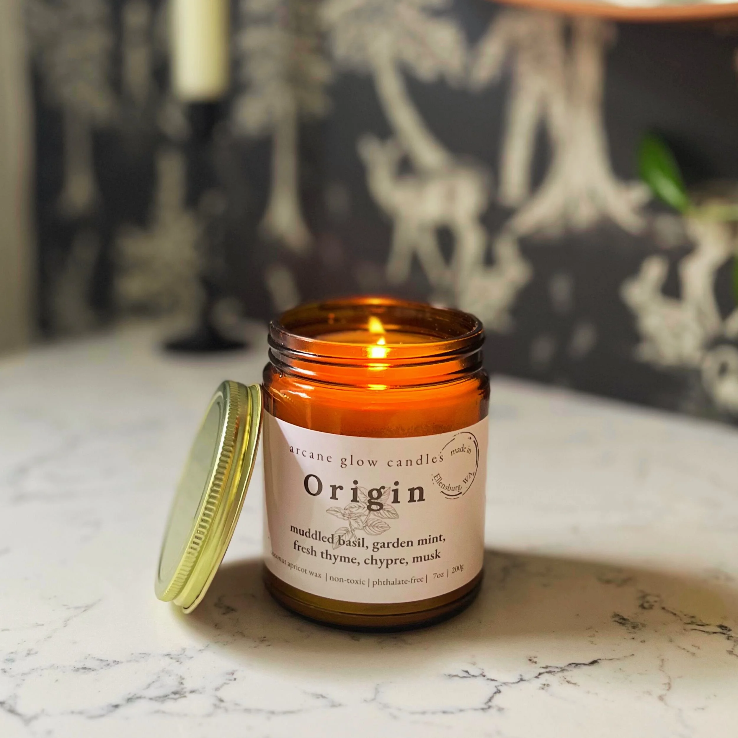 Origin (Mint + Basil) - 7oz Candle