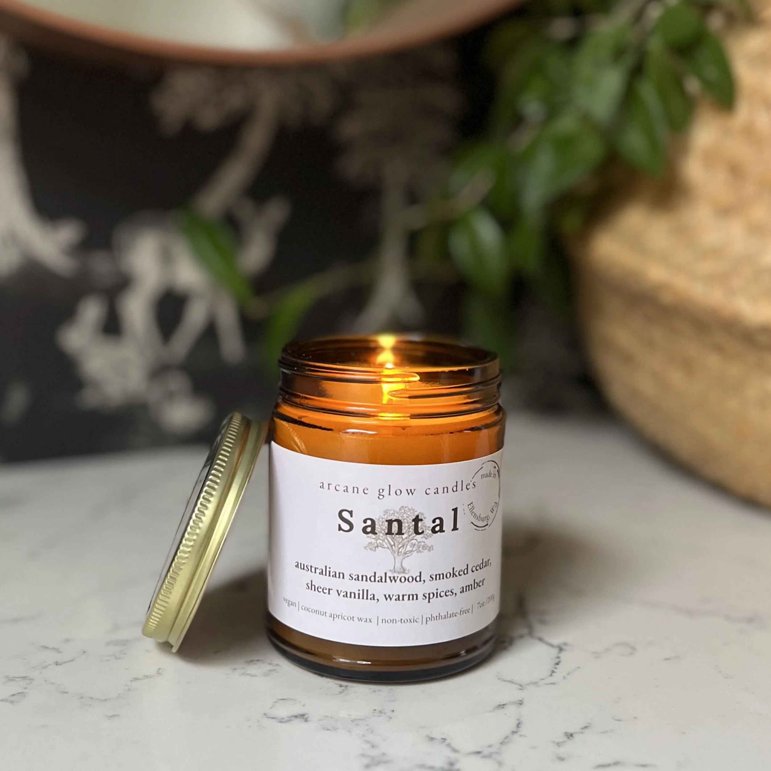 Santal (Sandalwood + Cedar) - 7oz Candle