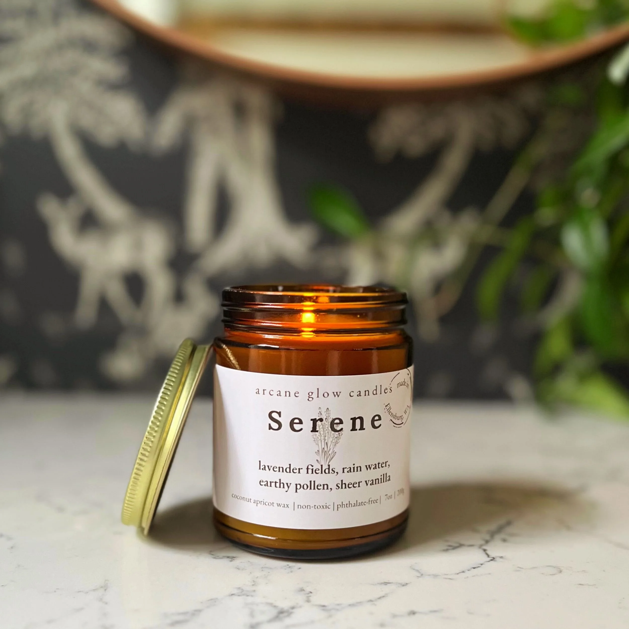 Serene (Lavender + Vanilla) - 7oz Candle