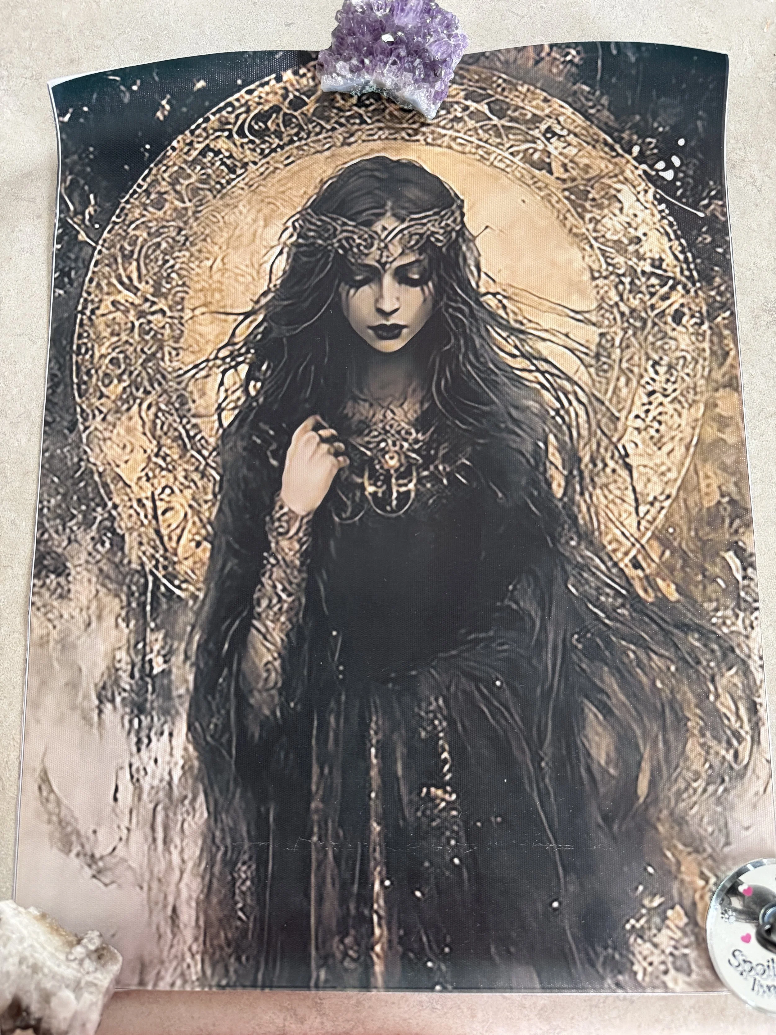 Hecate Triple Moon Goddess #2 (frameless)