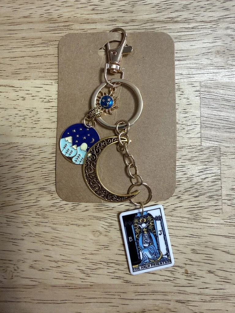 Celestial Tarot Keychain