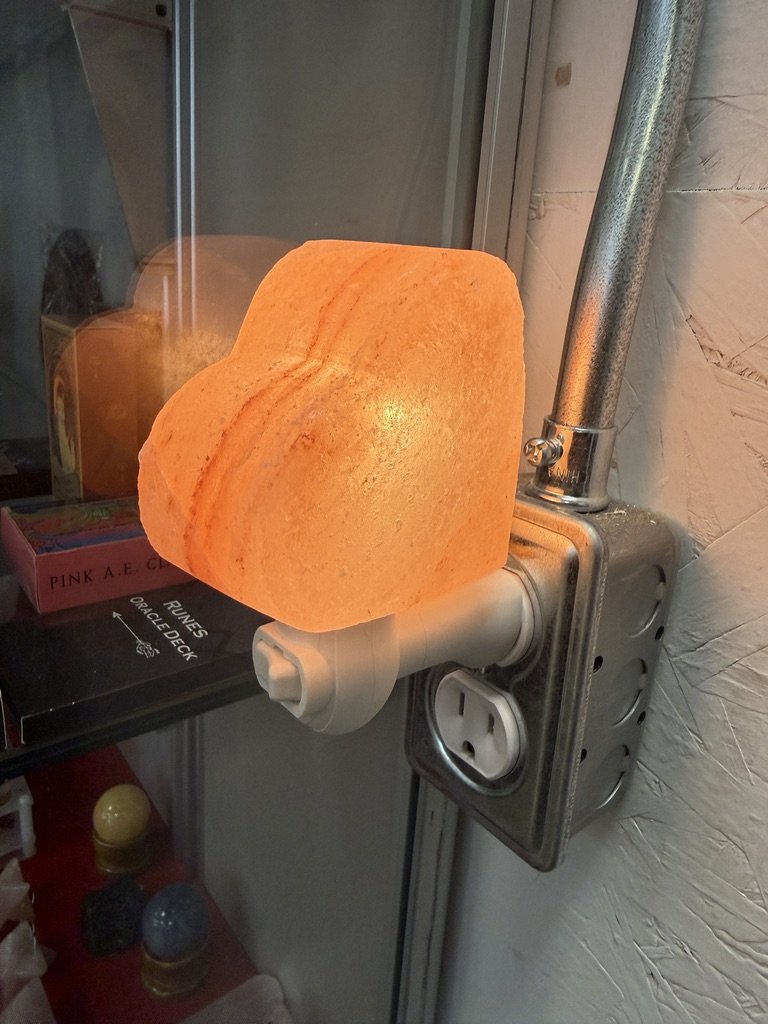 Heart-Shaped Himalayan Salt Night Light