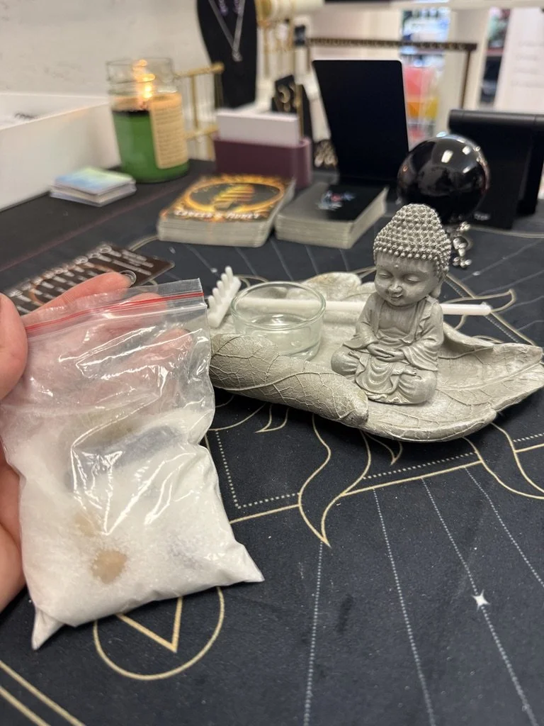Mini Zen Garden - Buddha in Leaf