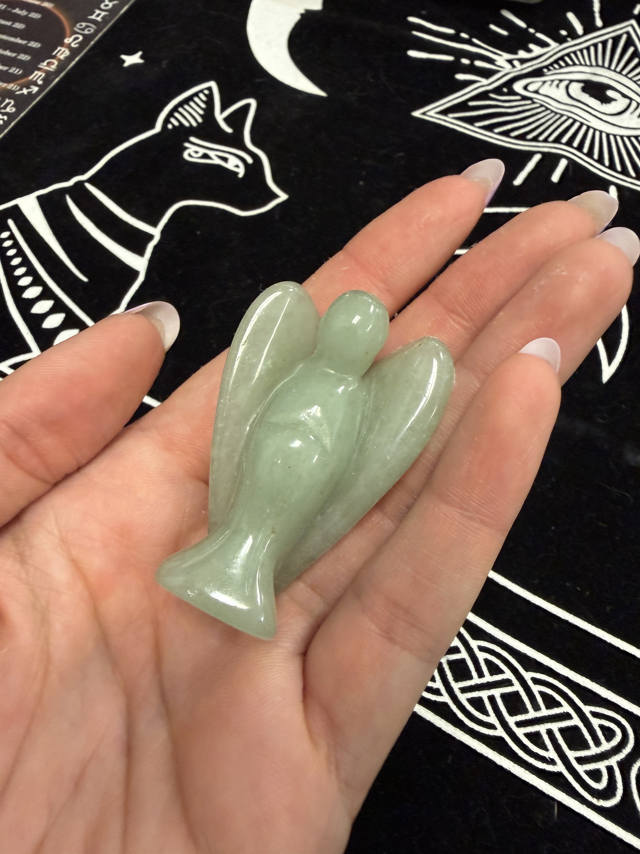 Green Aventurine Angel Figurine