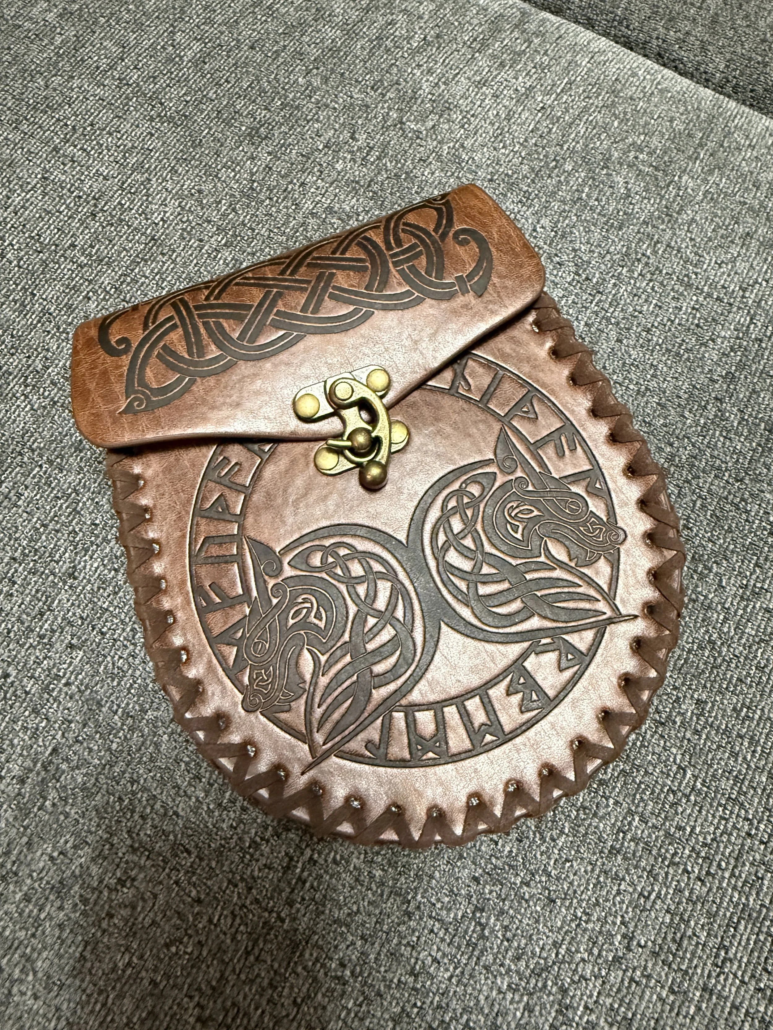 Medieval Celtic Ritual Belt Pouch