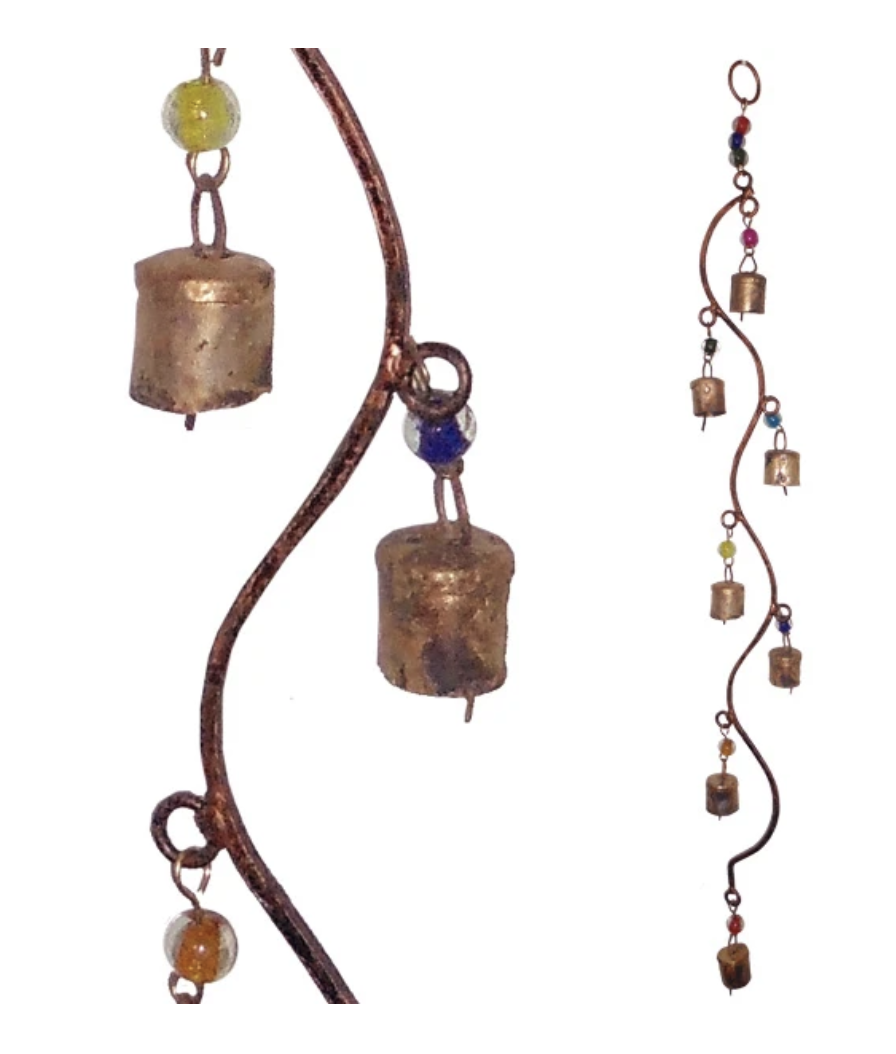 Curved wire cylinder bells