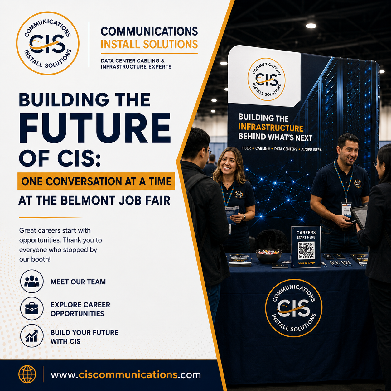 Building the Future of CIS: One Conversation at a Time at the Belmont Job Fair
