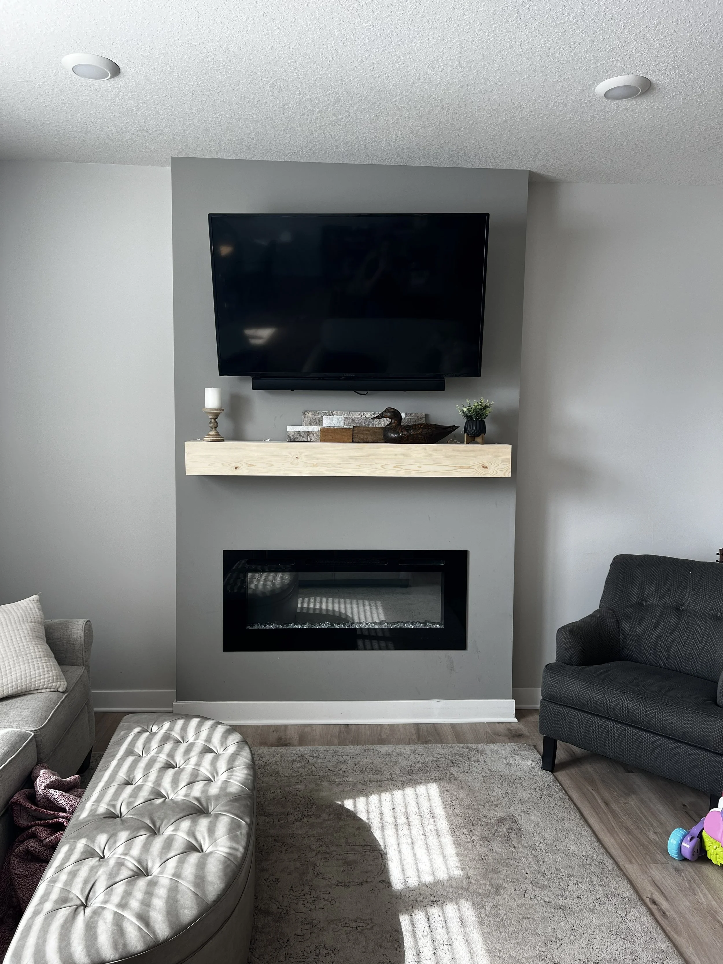 First we installed...