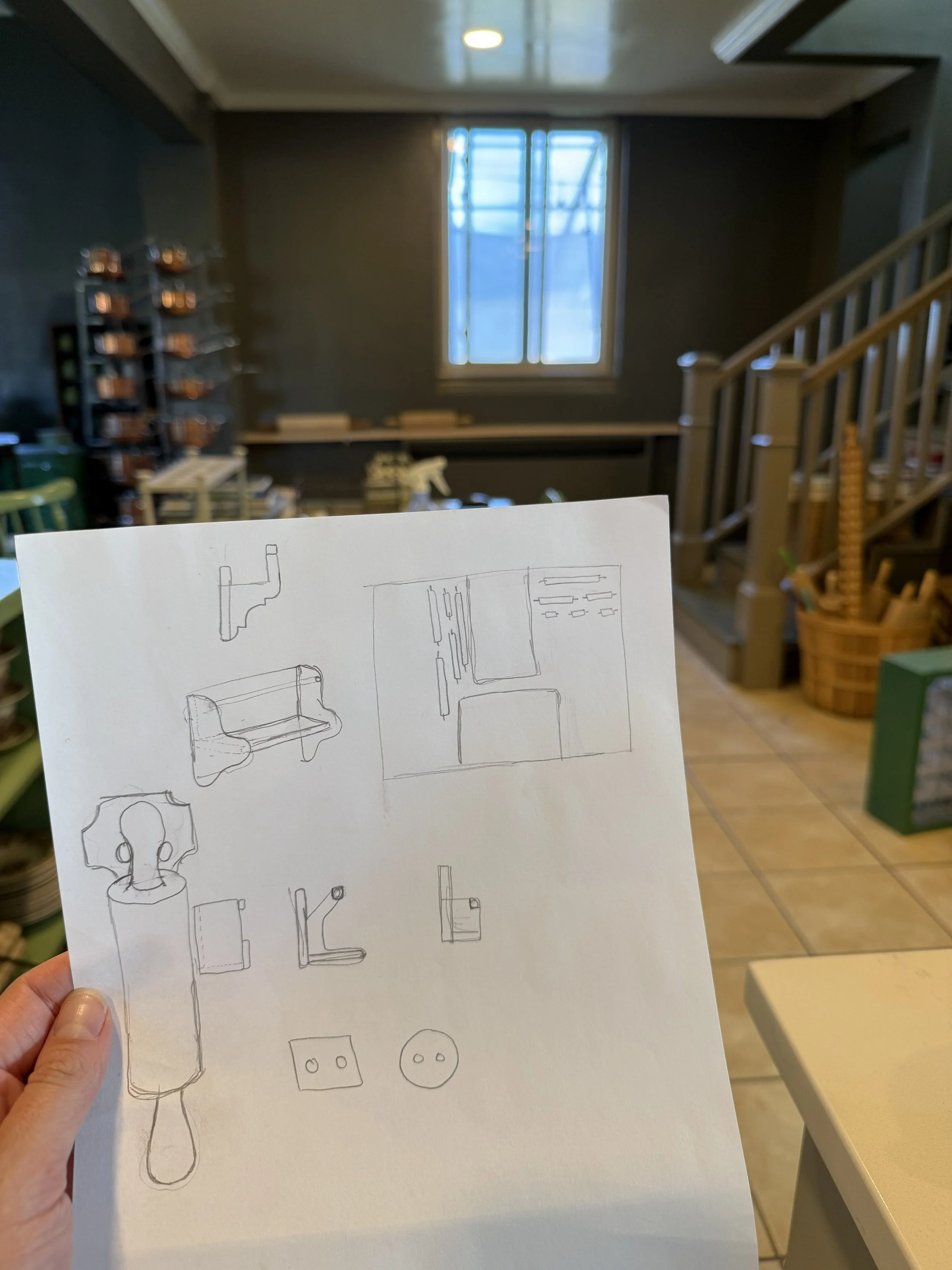 Initial sketches &amp; brainstorming