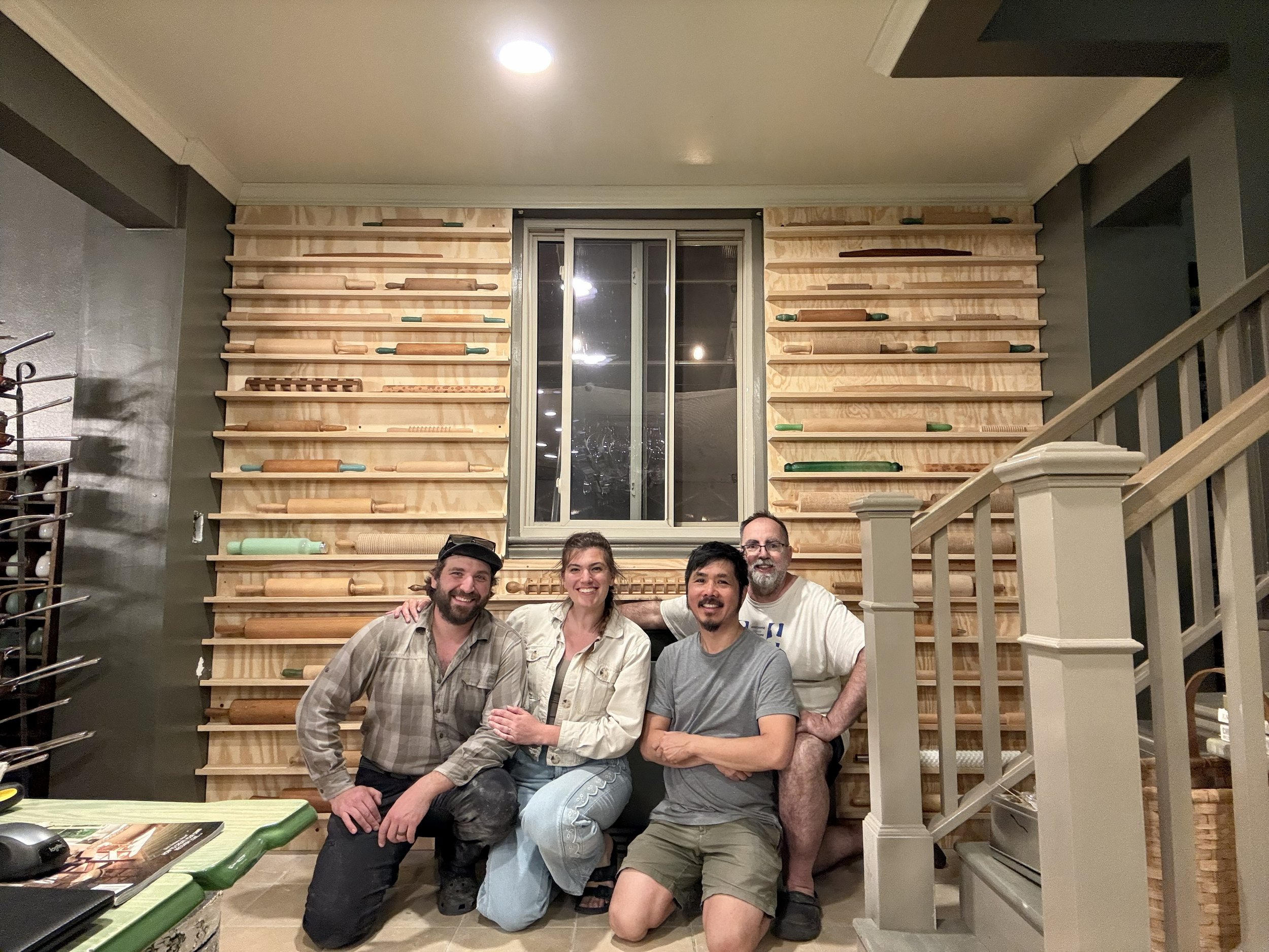 Ali &amp; Henry of IDIA and Bernie &amp; Dennis of Green Fern Farm