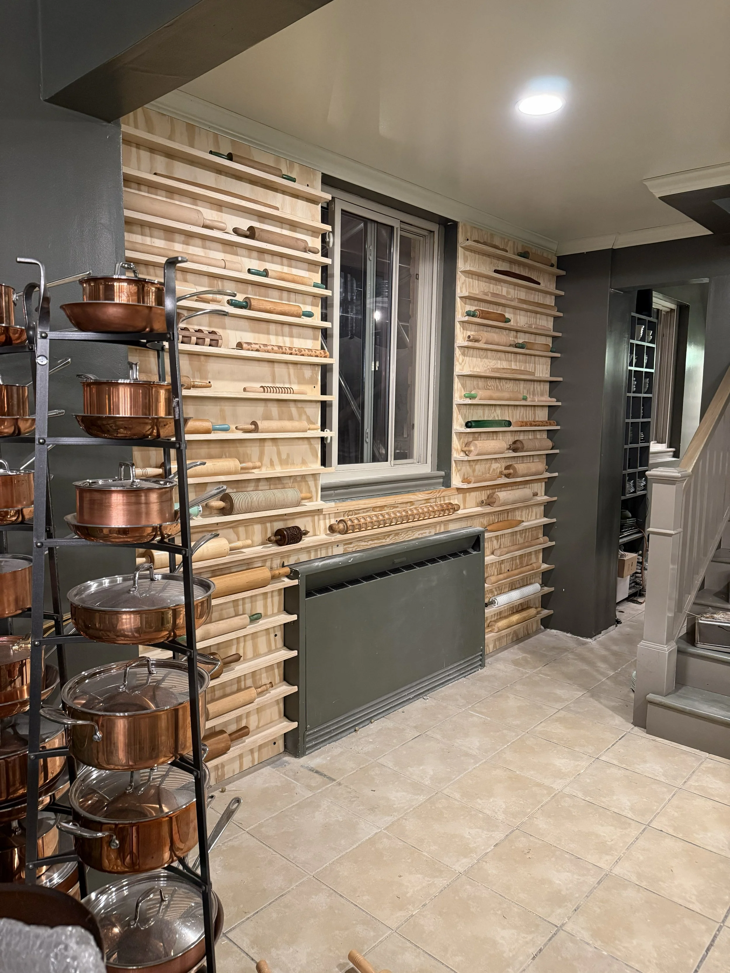 Rolling With It: How We Created a Custom Rolling Pin Display Wall in Just 24 Hours
