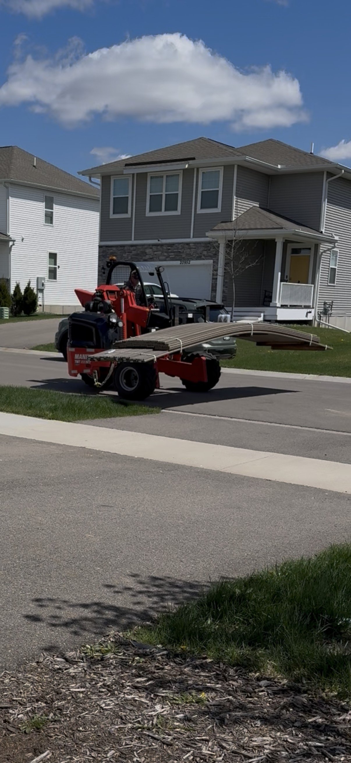 Here comes the decking, courtesy of The Deck Store
