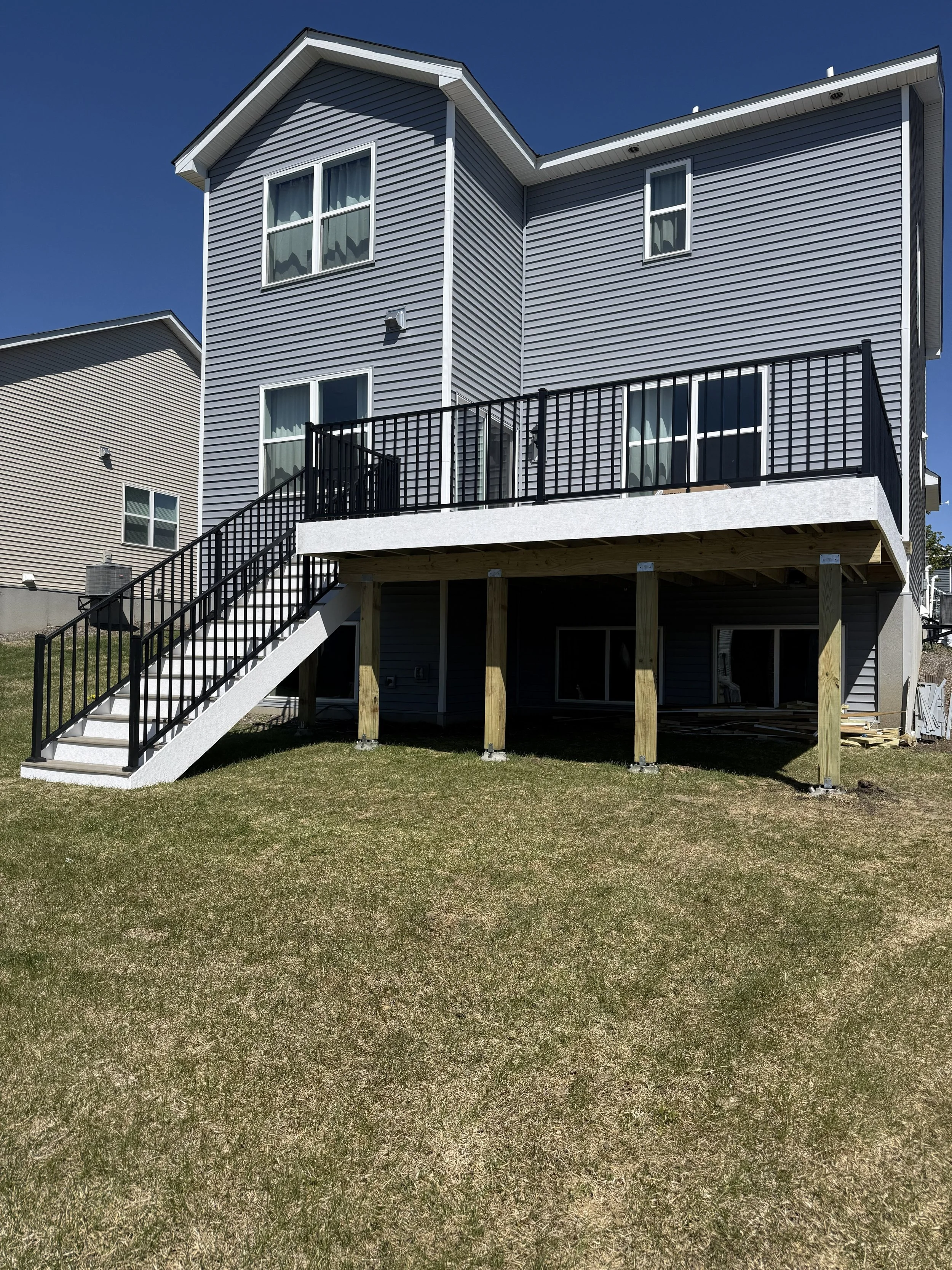 A completed and functional deck!