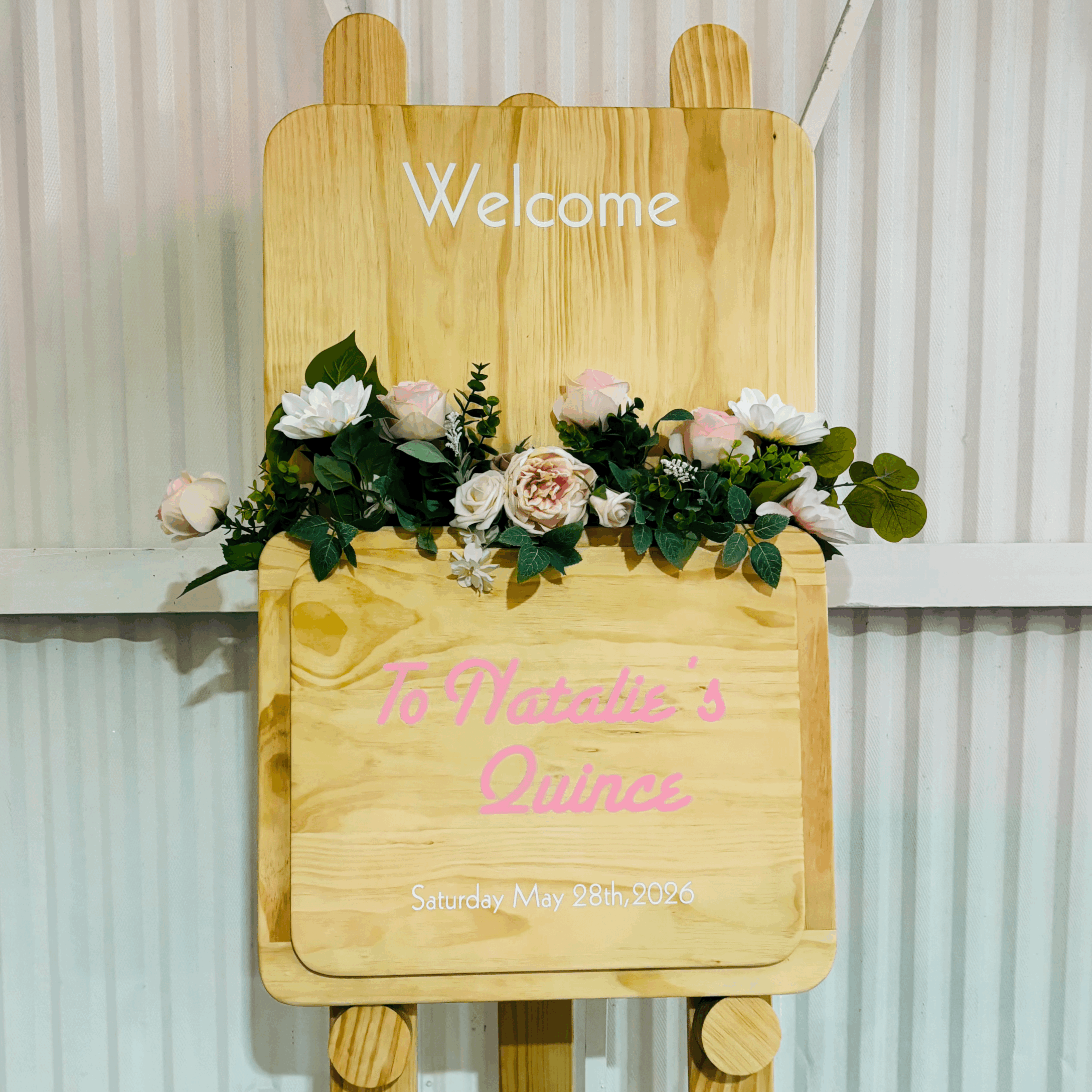 Pine Welcome Sign