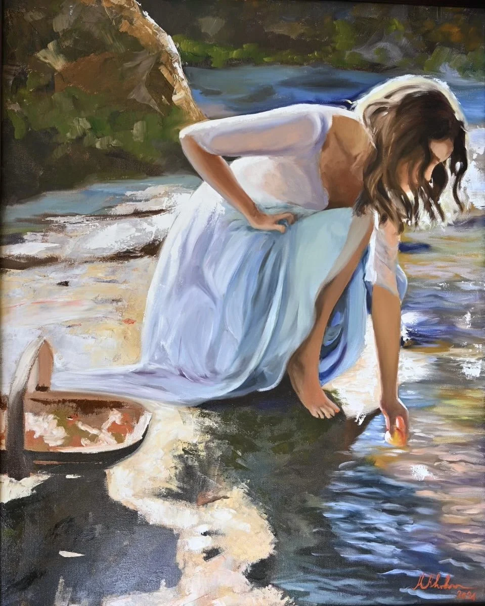 7. PICNIC DAY, 24x30 IN, OIL ON CANVAS, 2024