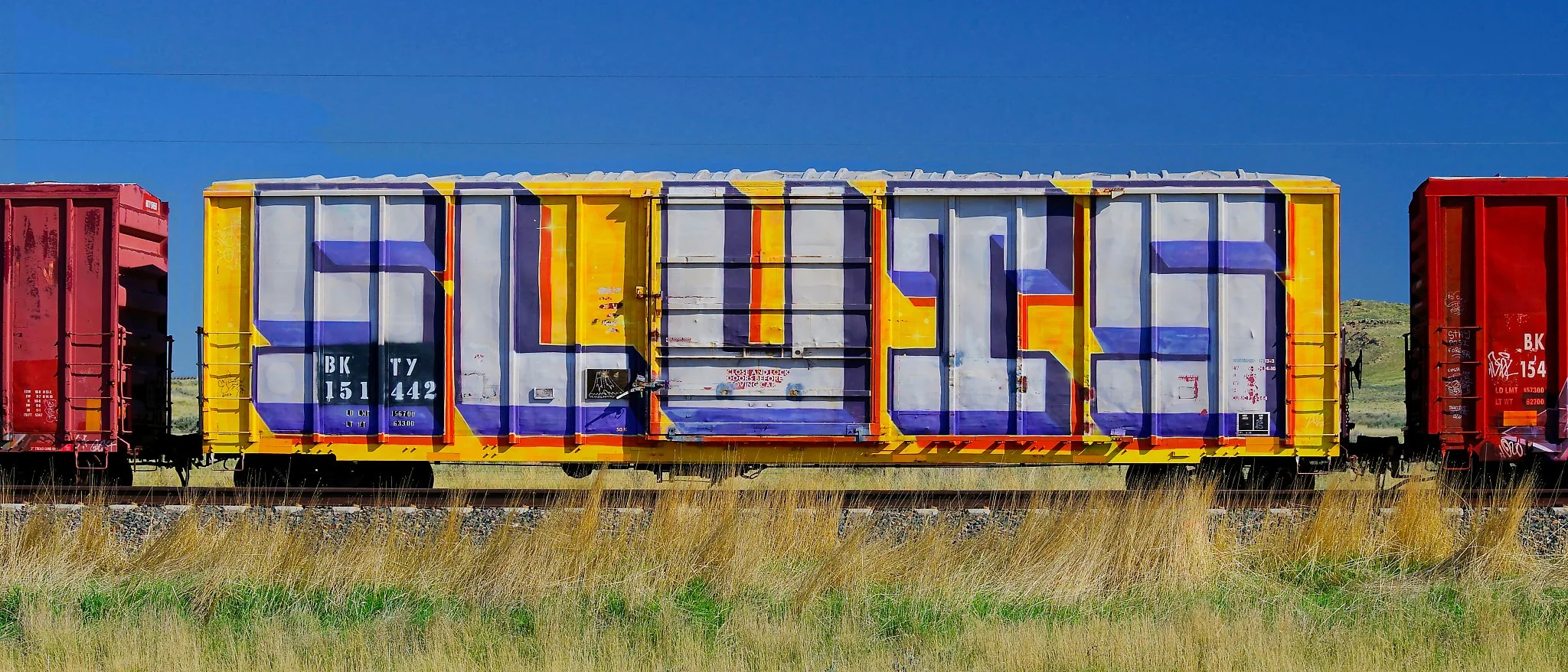 Graffiti Railroad Car