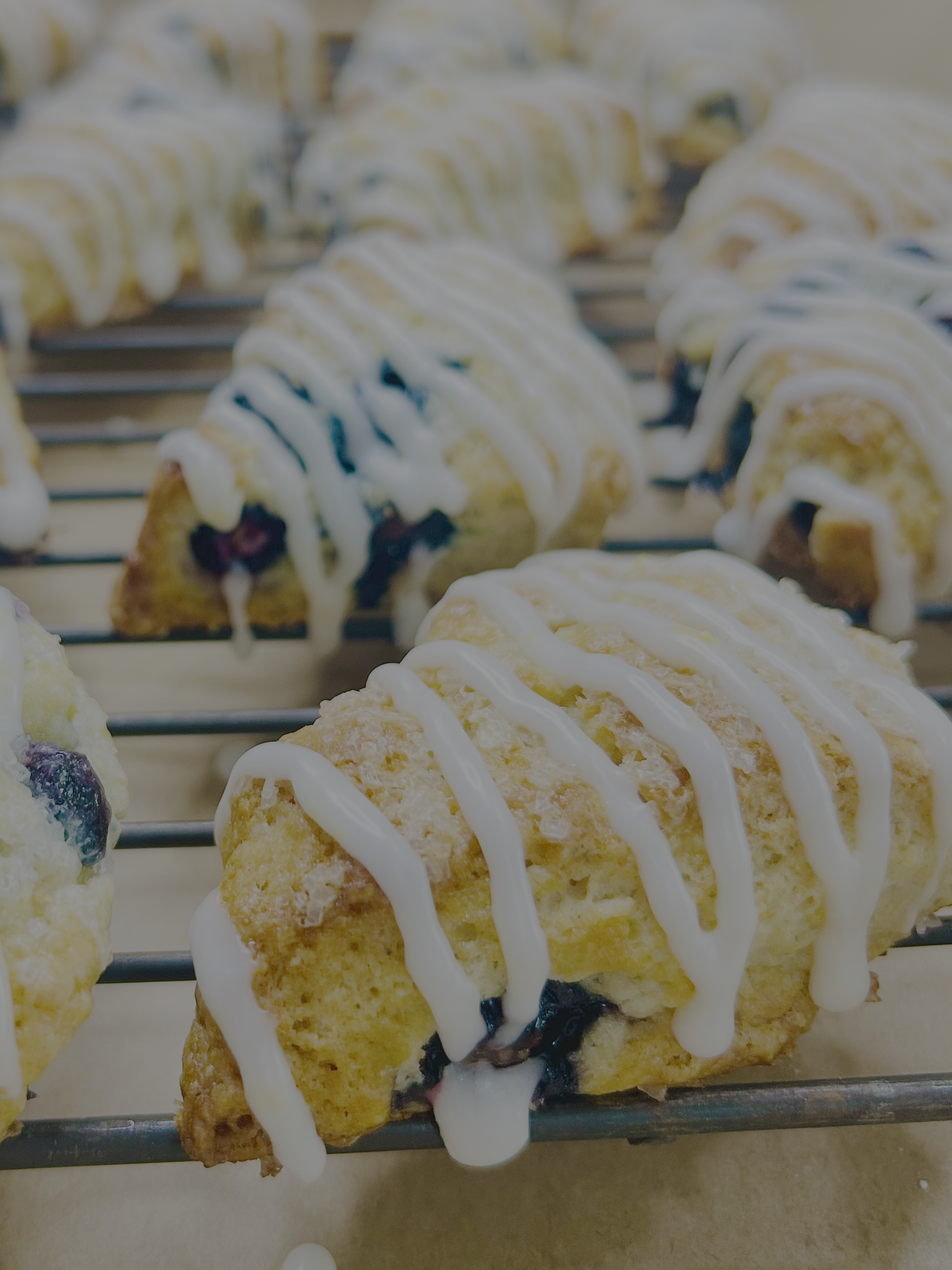 Mini Lemon Blueberry Scones Batch of 12