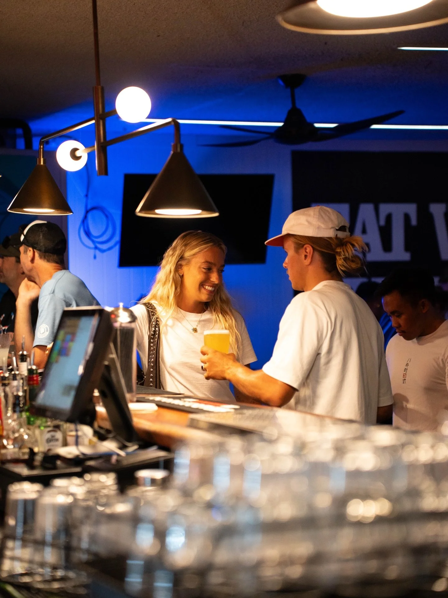 These are the moments you come back for! Laughs at the bar, drinks shared, and memories made!