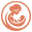 Newborn care specialist and infant support services icon