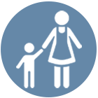 Family care and child support household staffing services icon