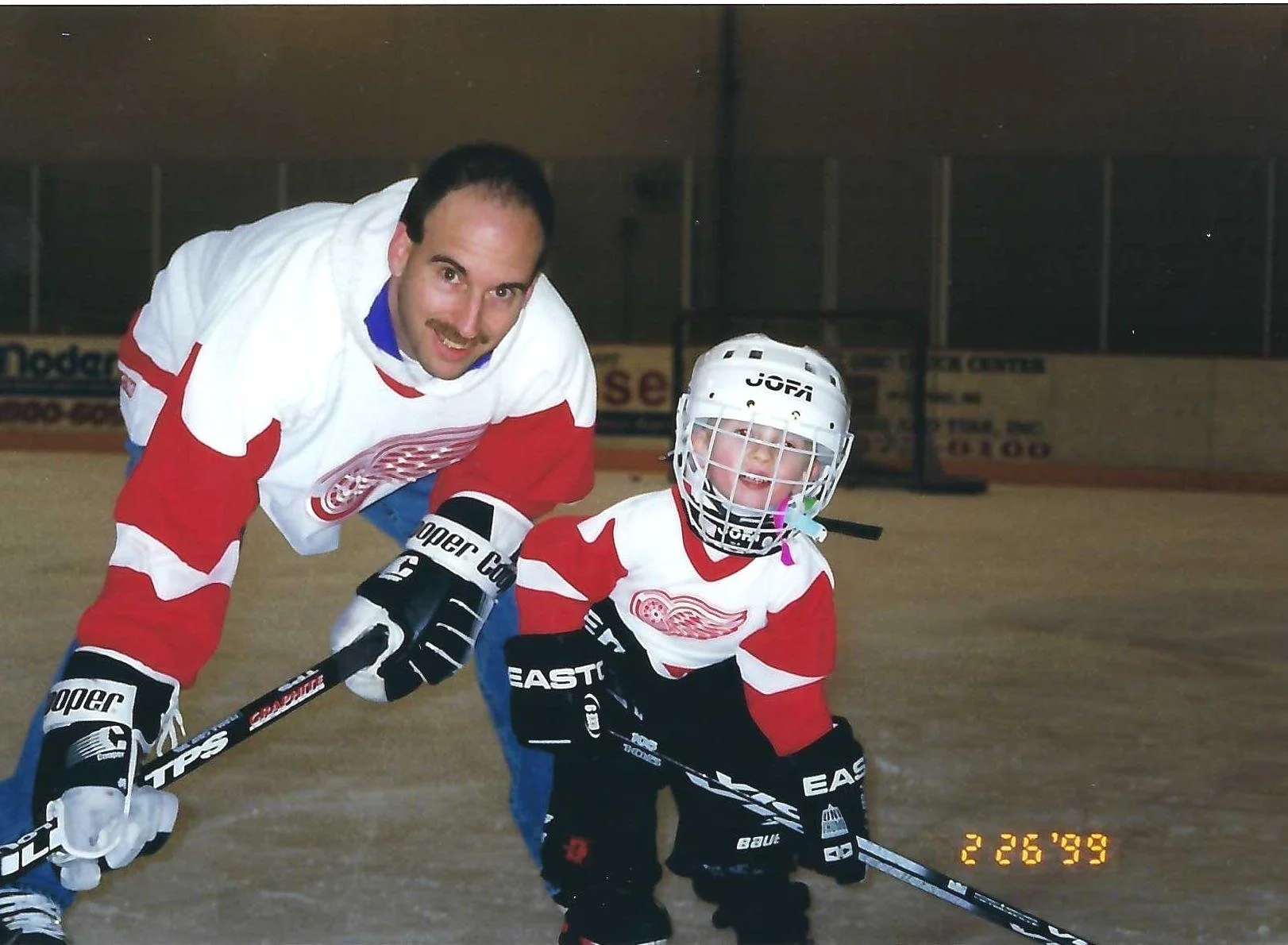 Skating with Joel at the Troy Sports Center