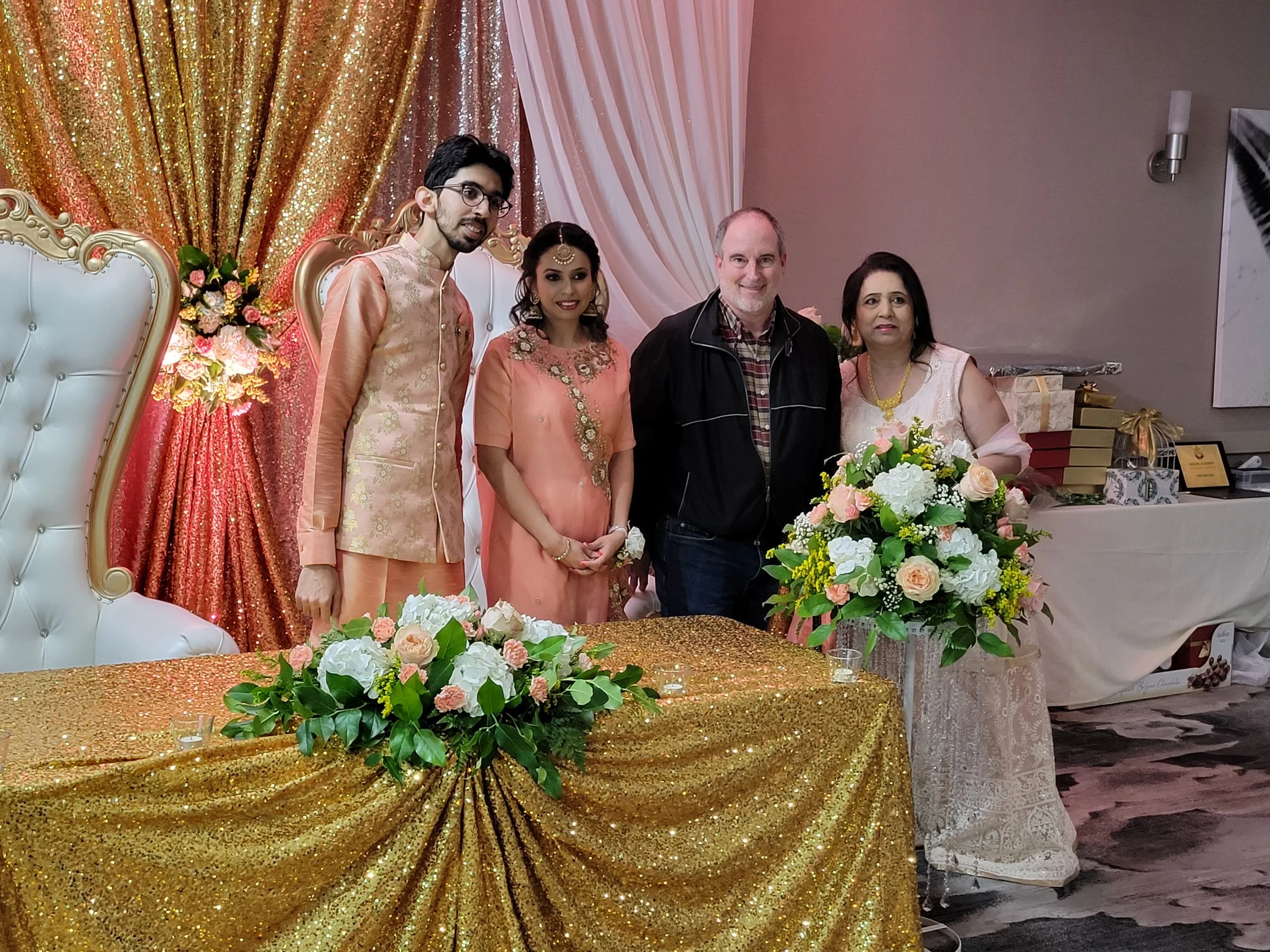 At our neighbor's wedding