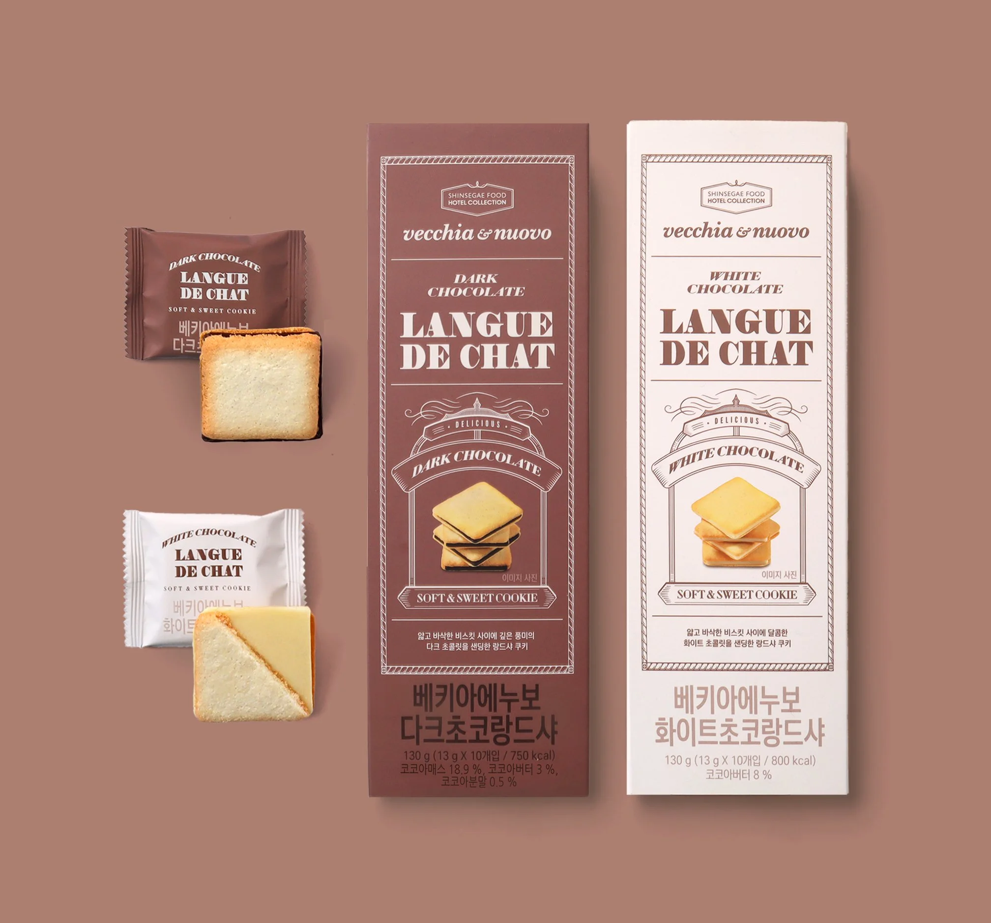 베키아에누보 다크초코, 화이트초코 랑드샤