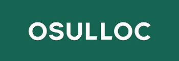The logo of Oslloc on a dark green background