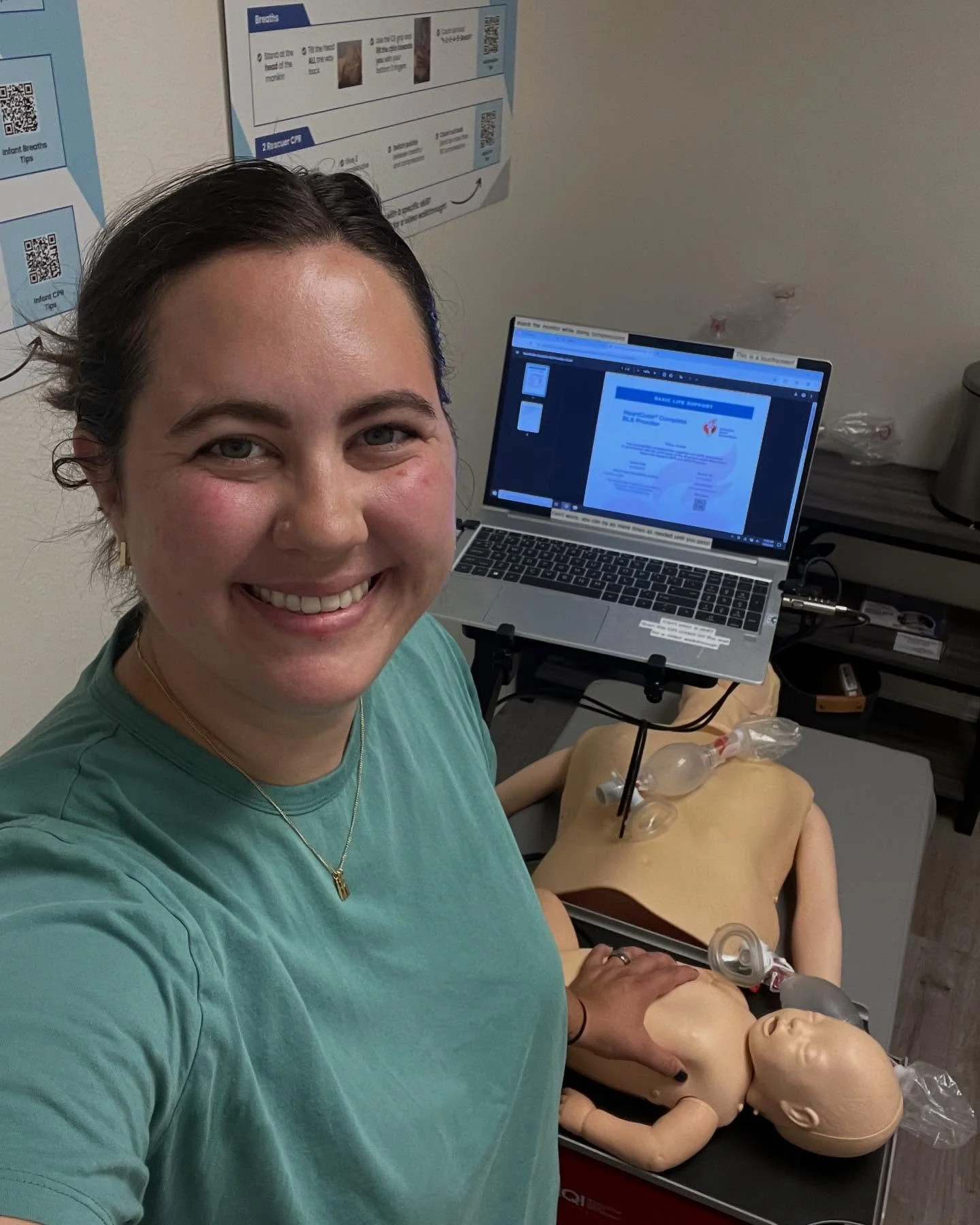 Updated my CPR Certification today with @surefirecpr in Westlake! I have a link for $15 off if anyone in the area is looking to renew 💪&hearts;️ Just send me a DM!
