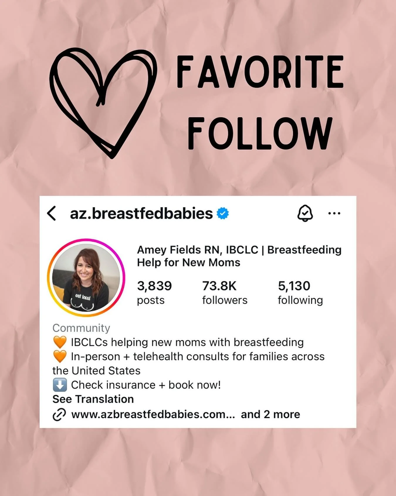 In honor of World Breastfeeding Week, @az.breastfedbabies is hands down my favorite Instagram follow for breastfeeding support and resources. Amey is a wealth of knowledge and has personally answered my DMs on more than one occasion about a specific 