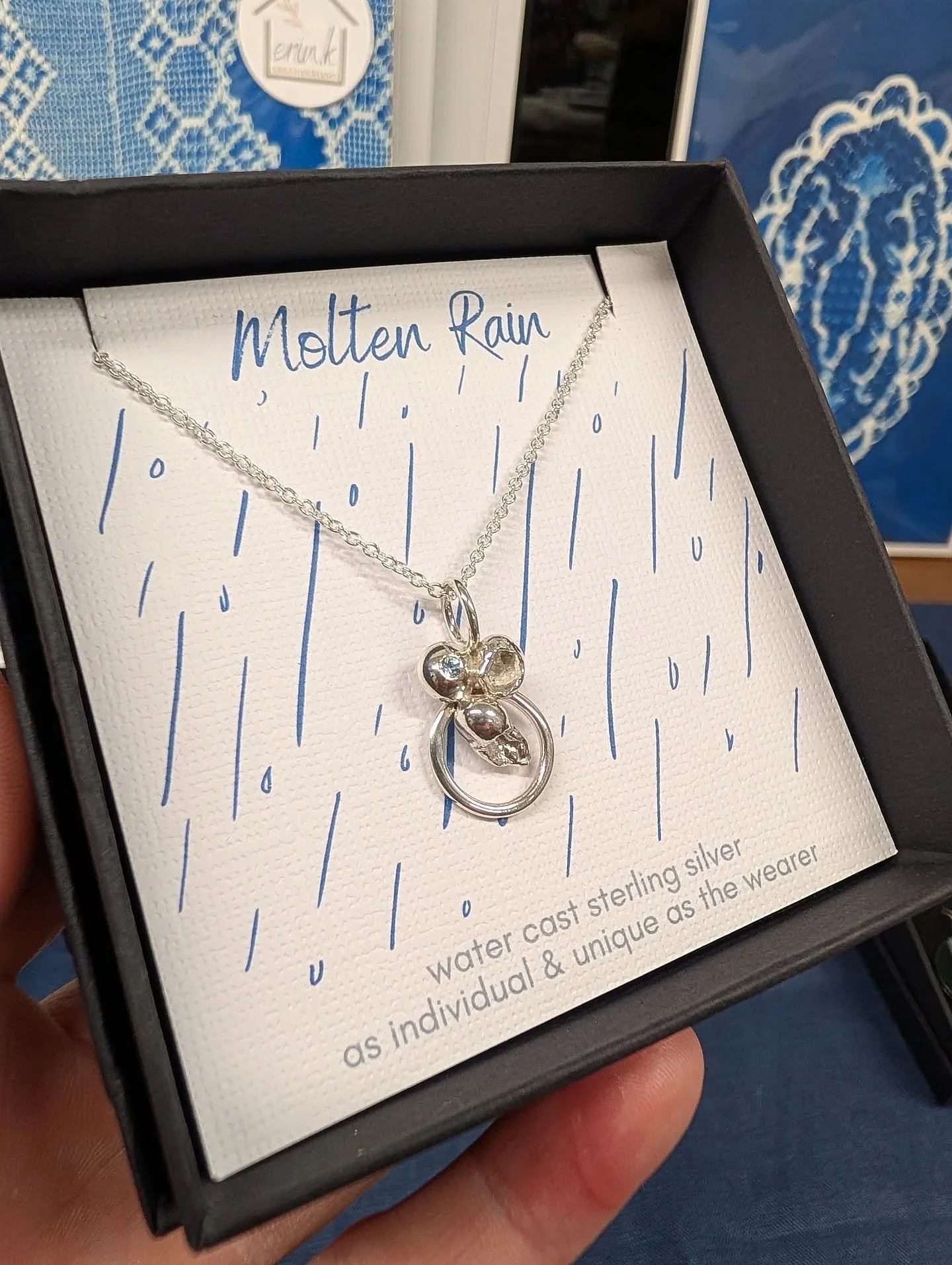 MOLTEN RAIN - I have the job of photographing a few one off designs in this collection next week. I will let you know when they are available online!