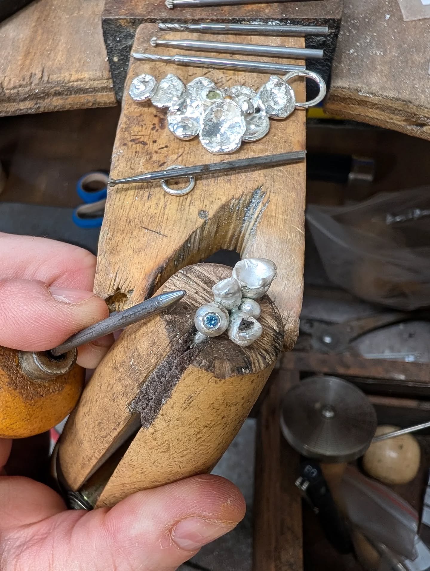 UPSKILLING - one of the best investments I've ever made in myself as a jeweller was doing a stone setting course. Gem setting is a very specific skill and not one that all jewellers have.  But to know the basics of setting is so important to prep you