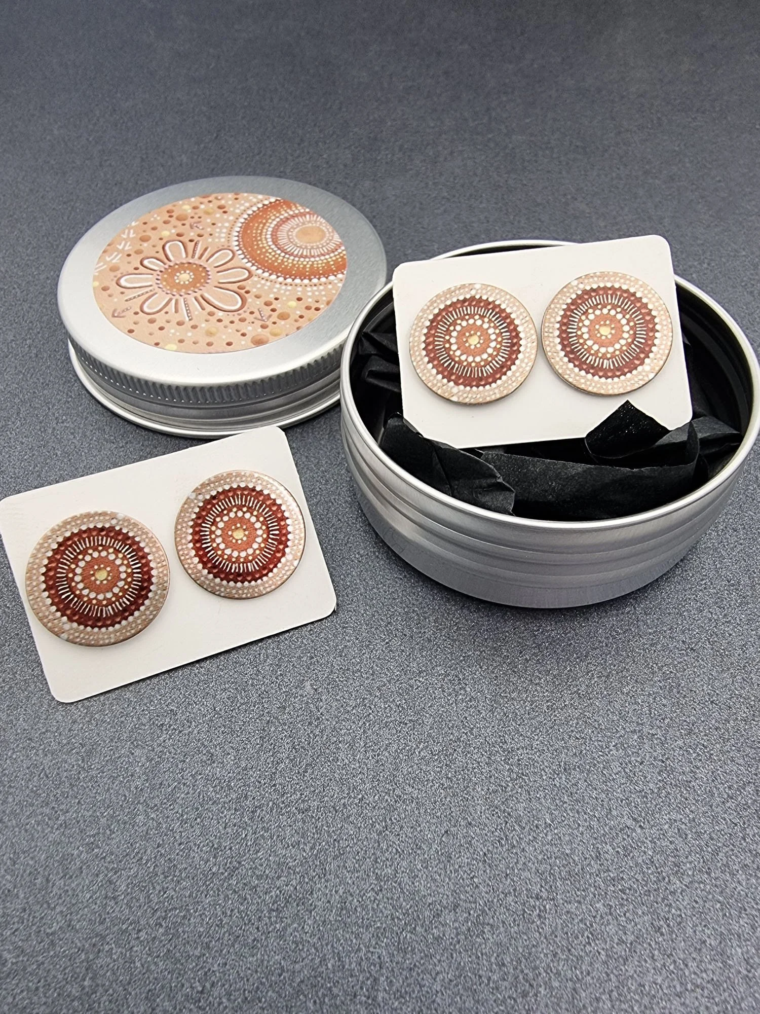 KOORIE TALES - Community Spirit 16mm stud earrings