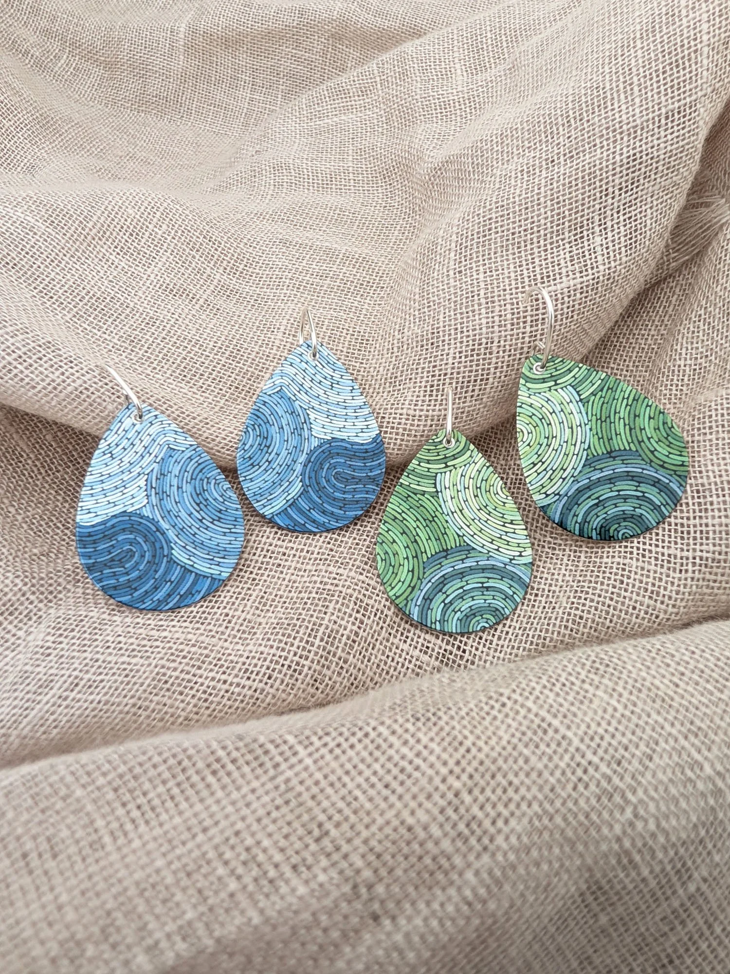KOORIE TALES - Colour Season teardrop earrings