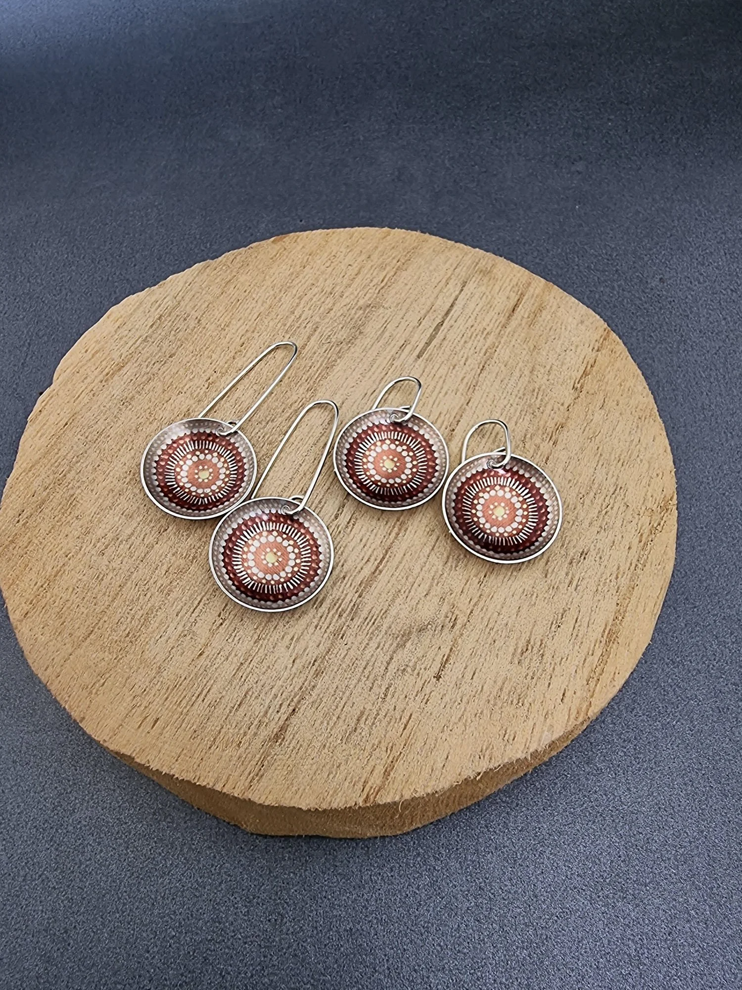 KOORIE TALES - Community Spirit domed earrings