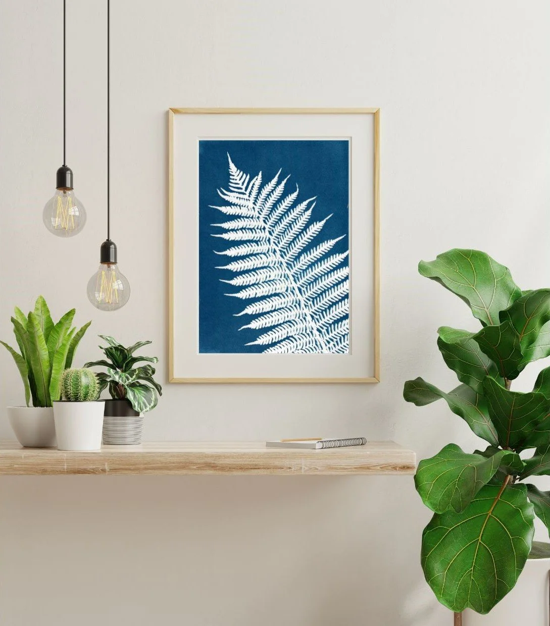 CYANOTYPE - Fern print