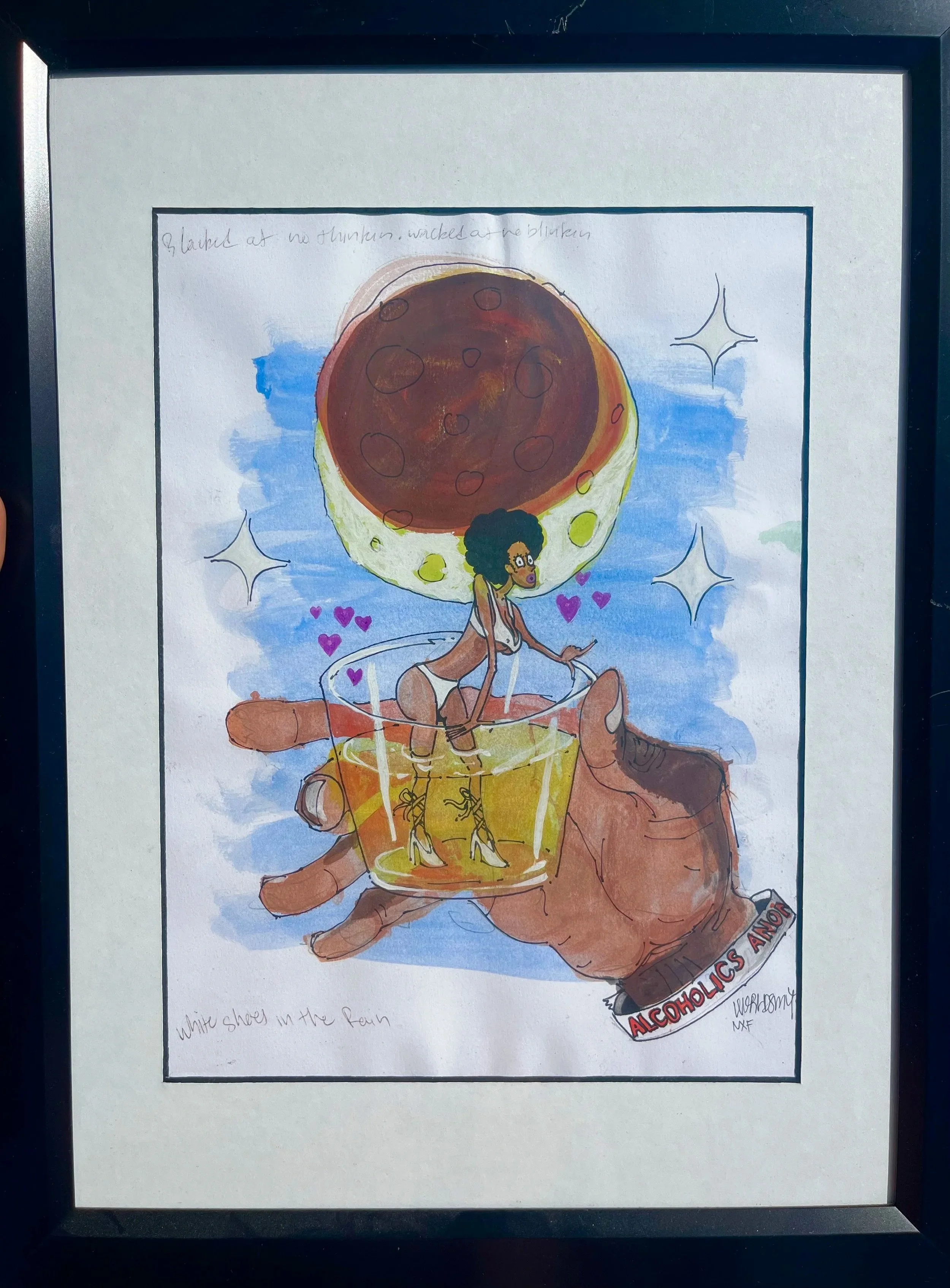 BRANDY - gouache, ink
