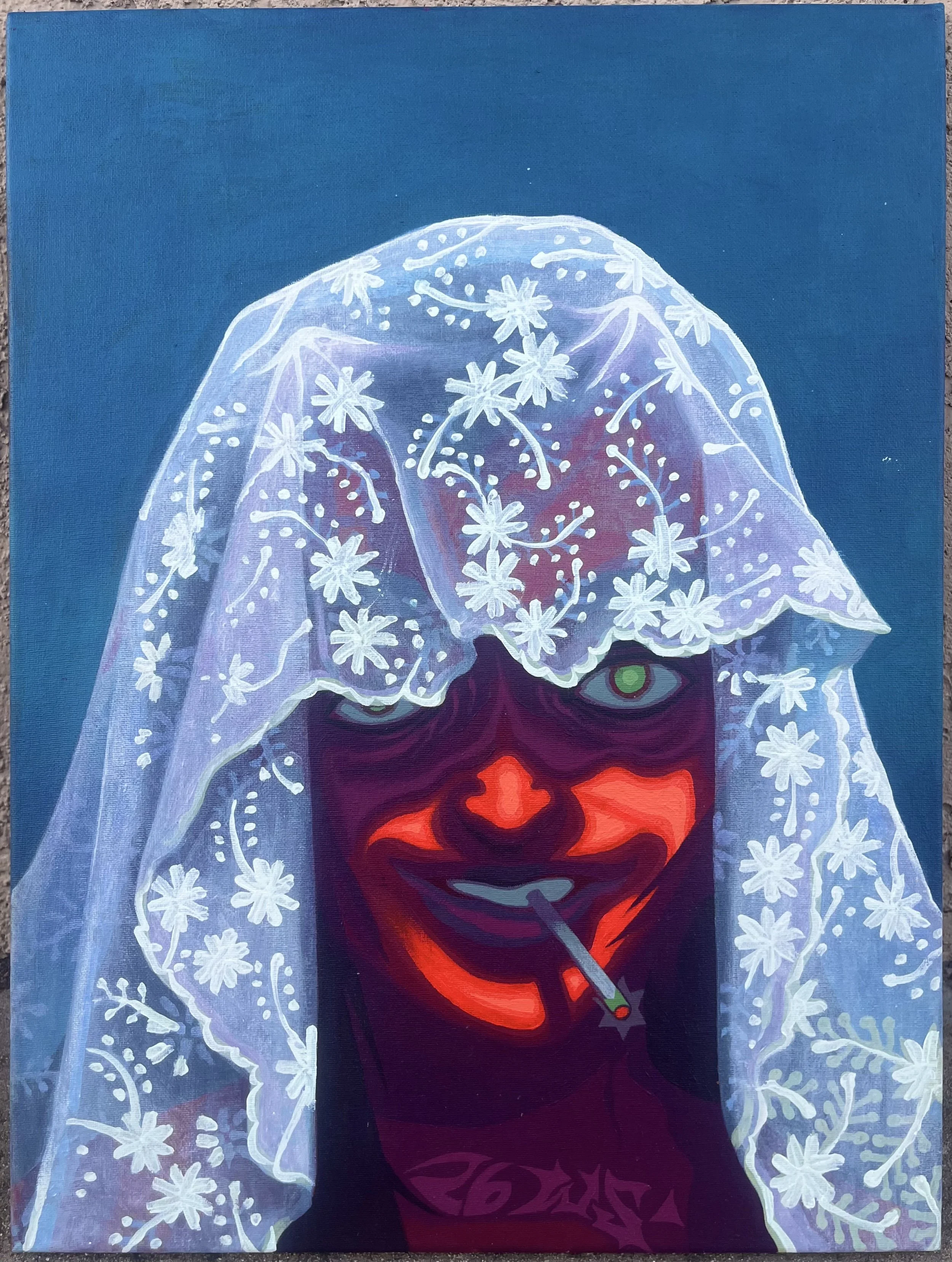 UNVEILED - acrylic, canvas