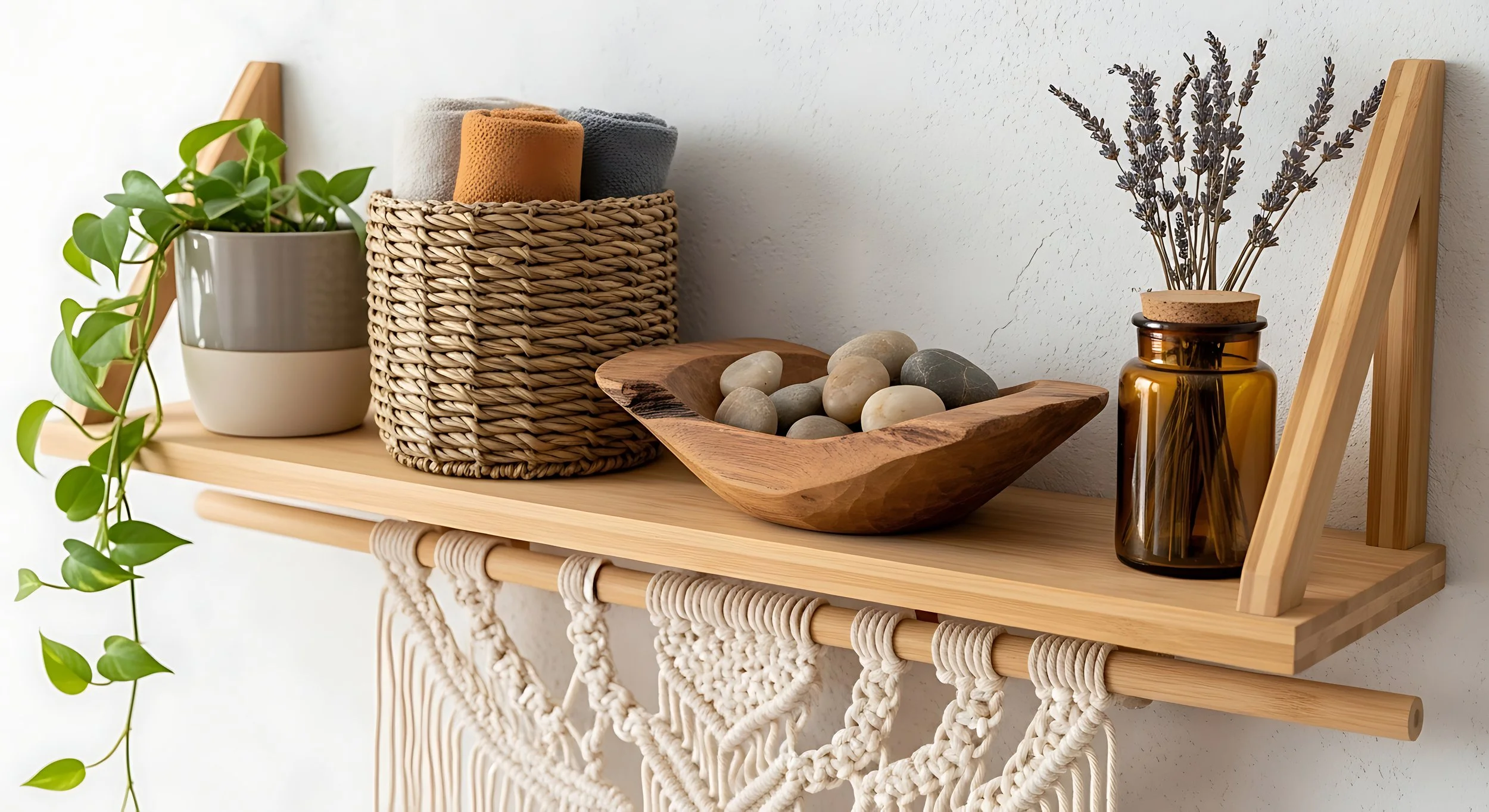How to Style a Boho Plant Shelf (Step-by-Step)