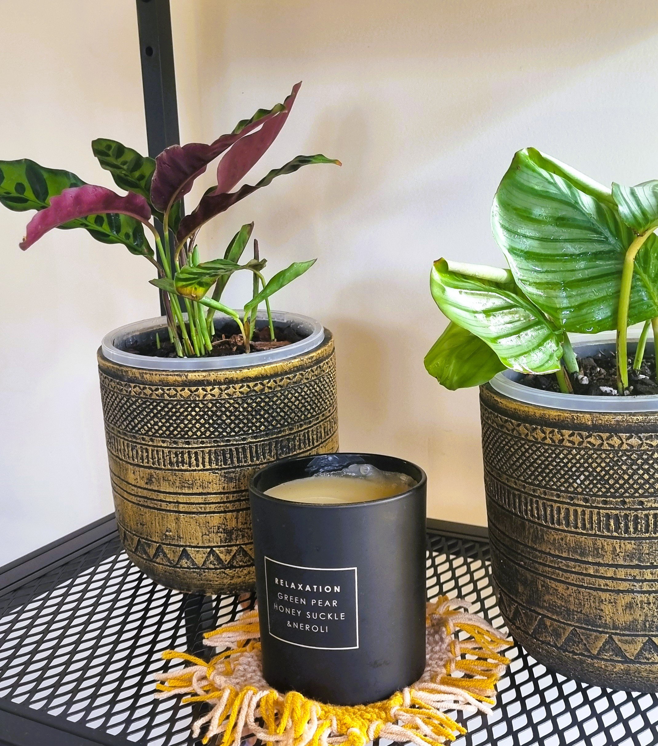 Moody boho plant shelf inspiration for your home