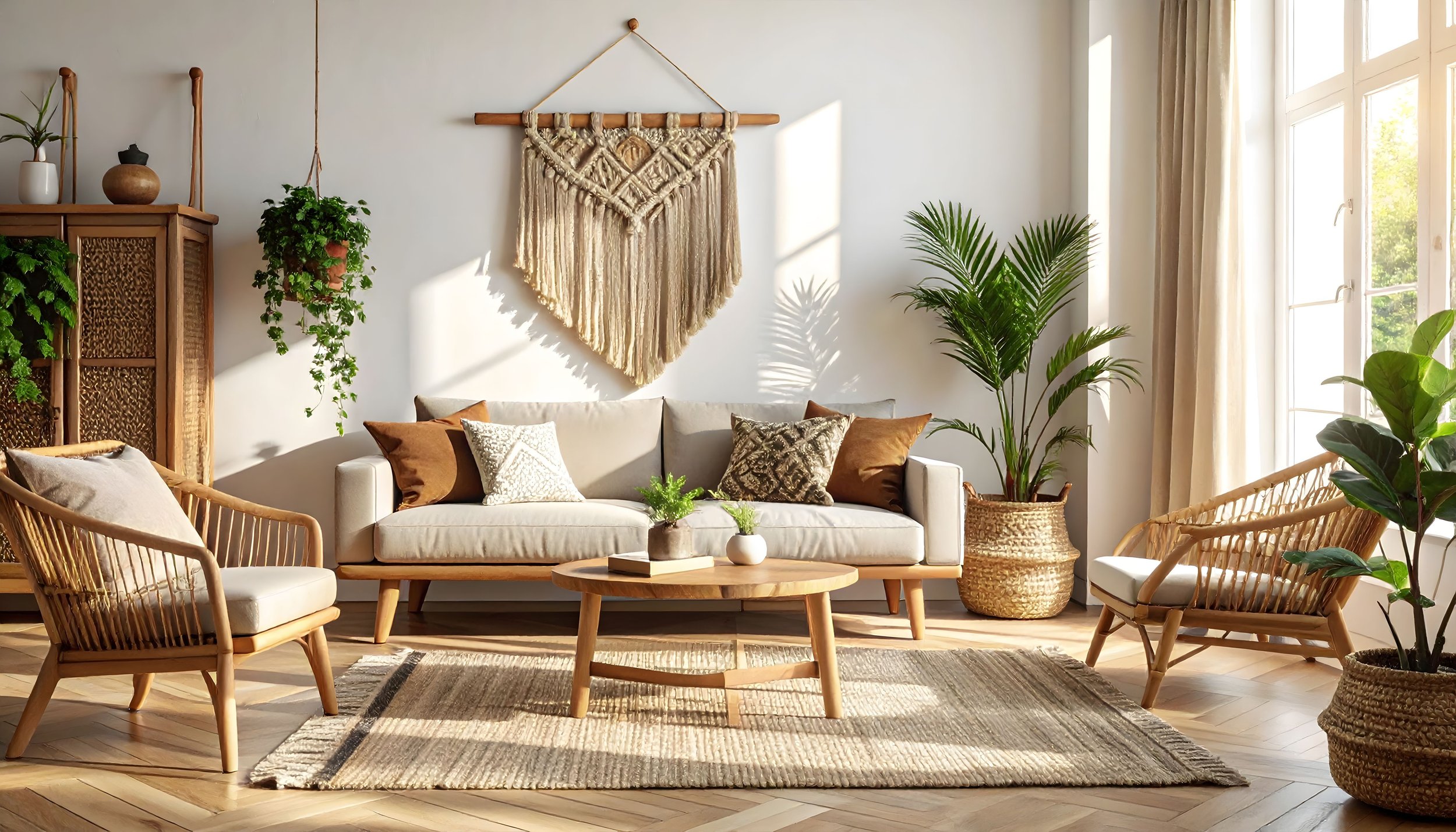 10 ways to add boho charm to your living room