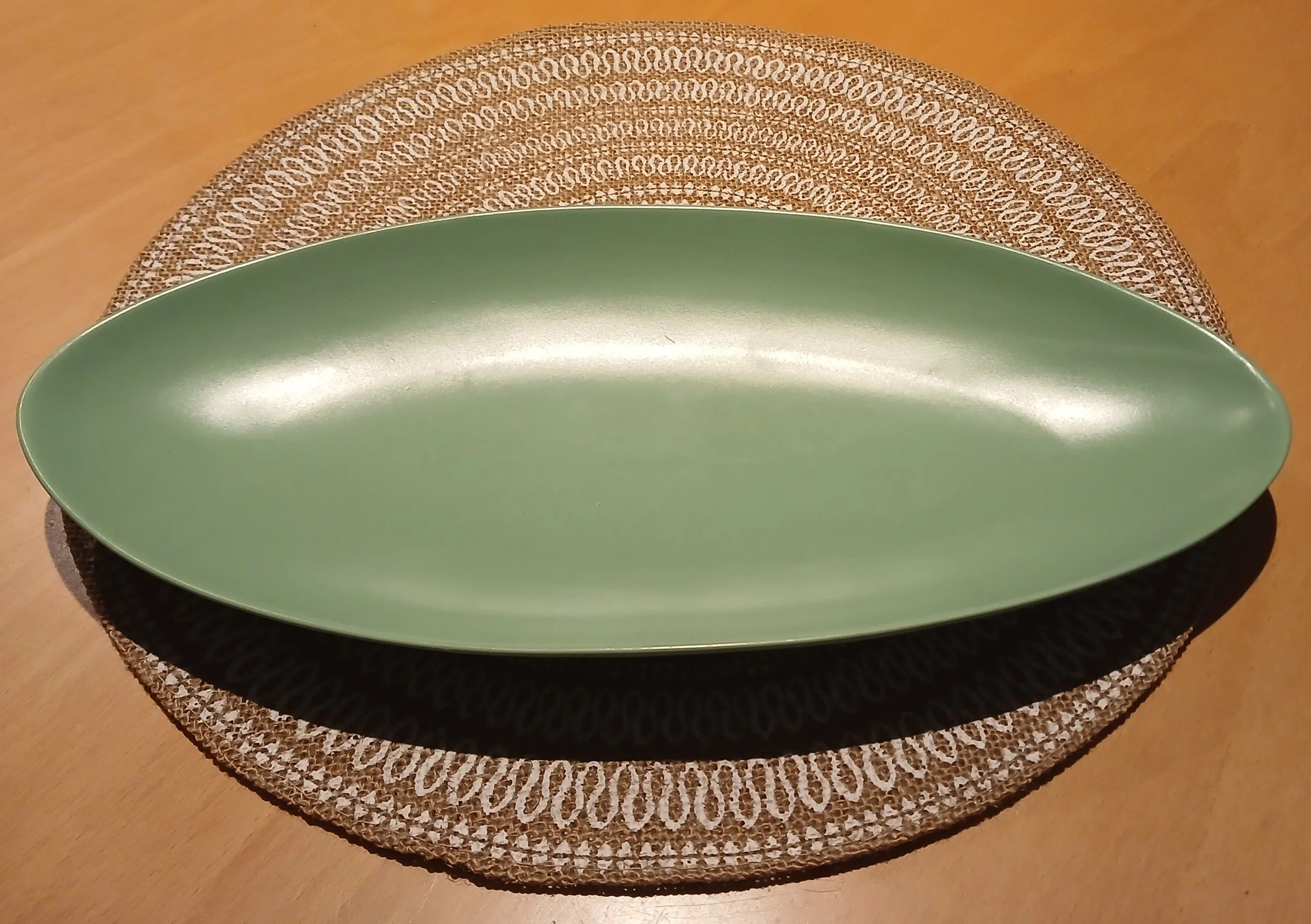 Green Ceramic Styling Tray
