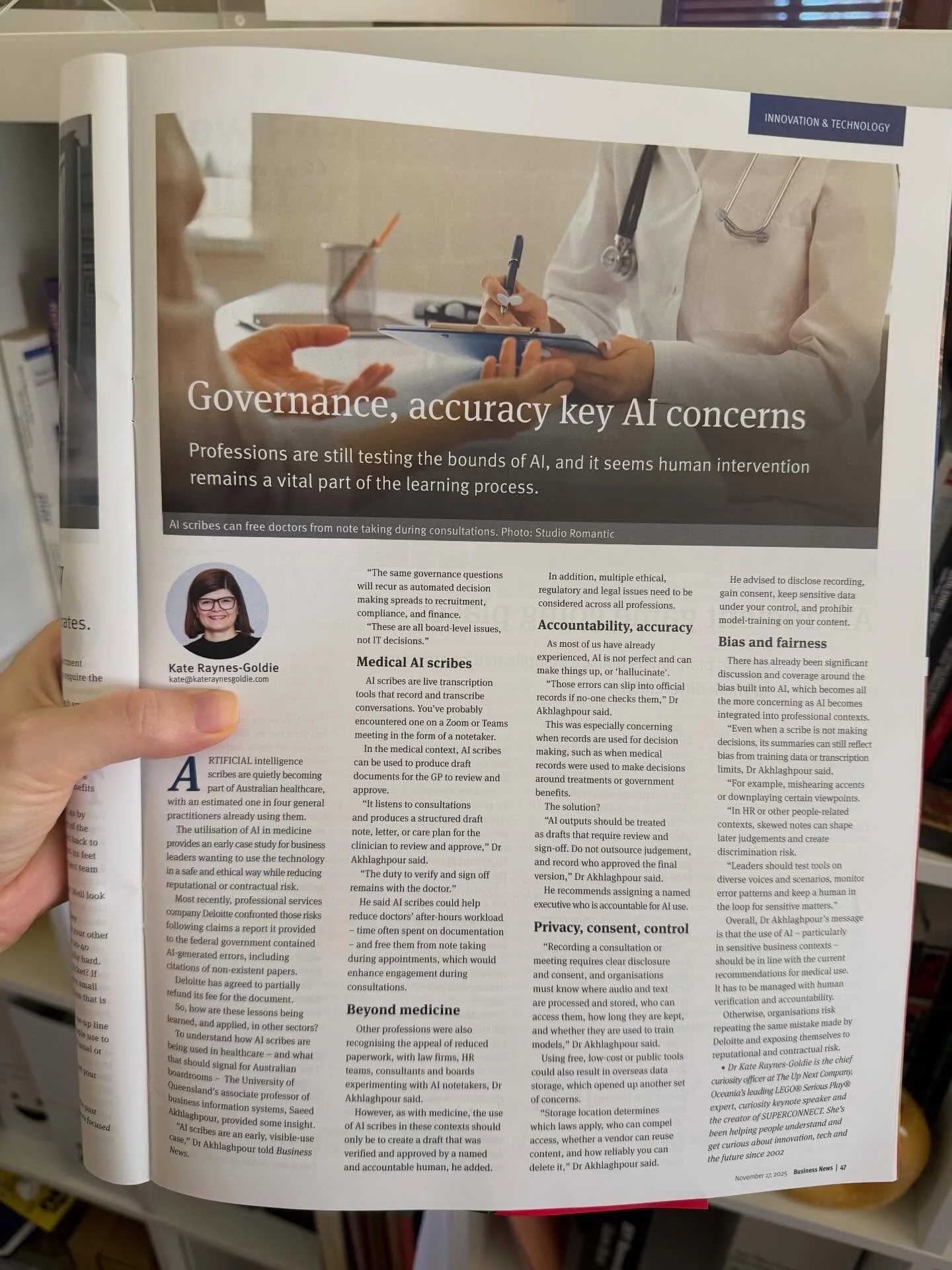 Imagine a colleague who is usually really helpful, has some great ideas and is available all hours... but is also a compulsive liar who occasionally invents facts with absolute confidence.

That&rsquo;s AI. 

And we as humans have made the interestin