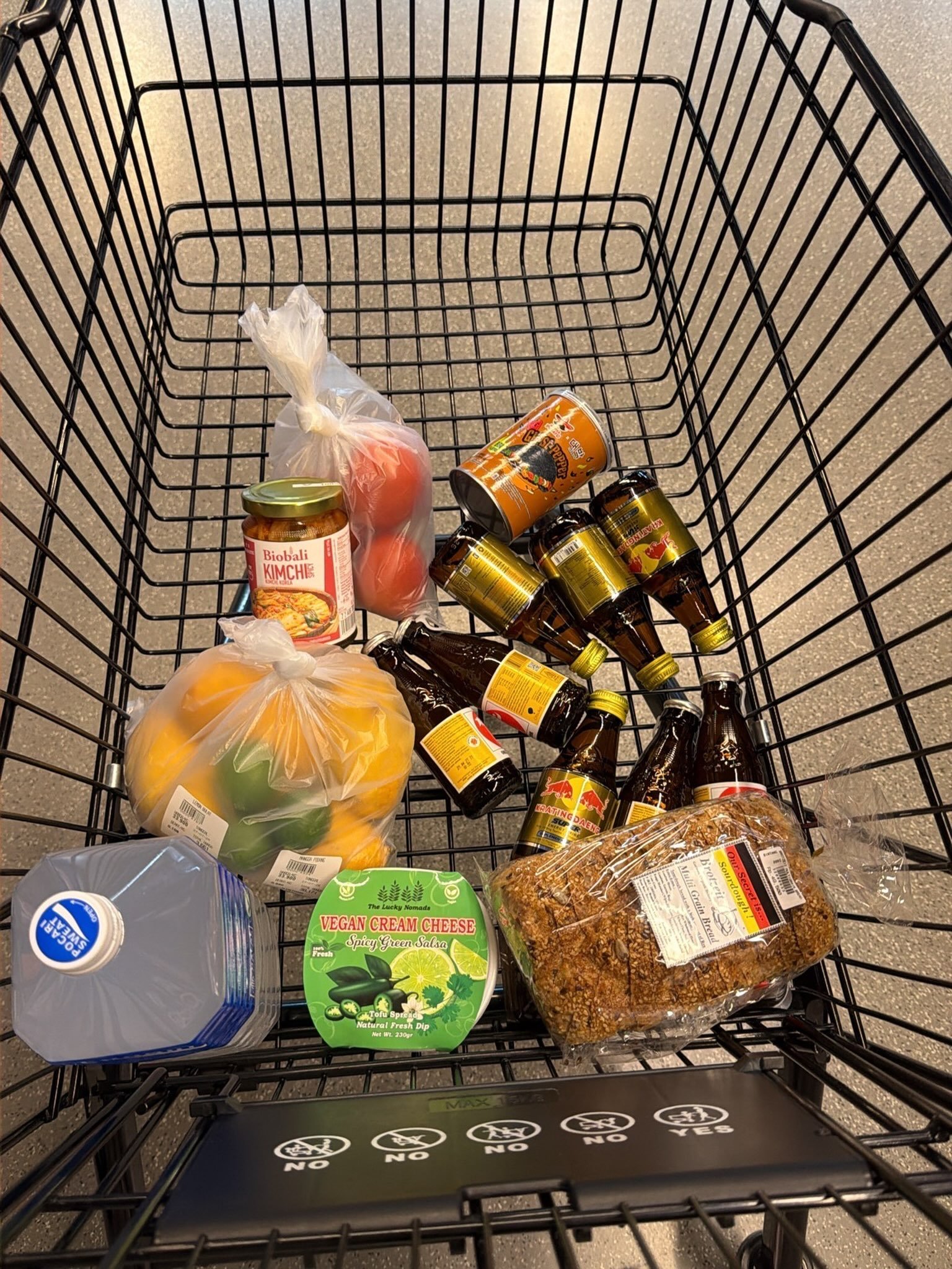 All you could ever need to write a book.

Krating Daeng (OG Red Bull), kimchi, mangoes and limes, German sourdough, Pocari Sweat, spicy vegan cream cheese, tomatoes, Oronamin C and a surprise for @mattkwillson 🌶️

Am I missing anything?