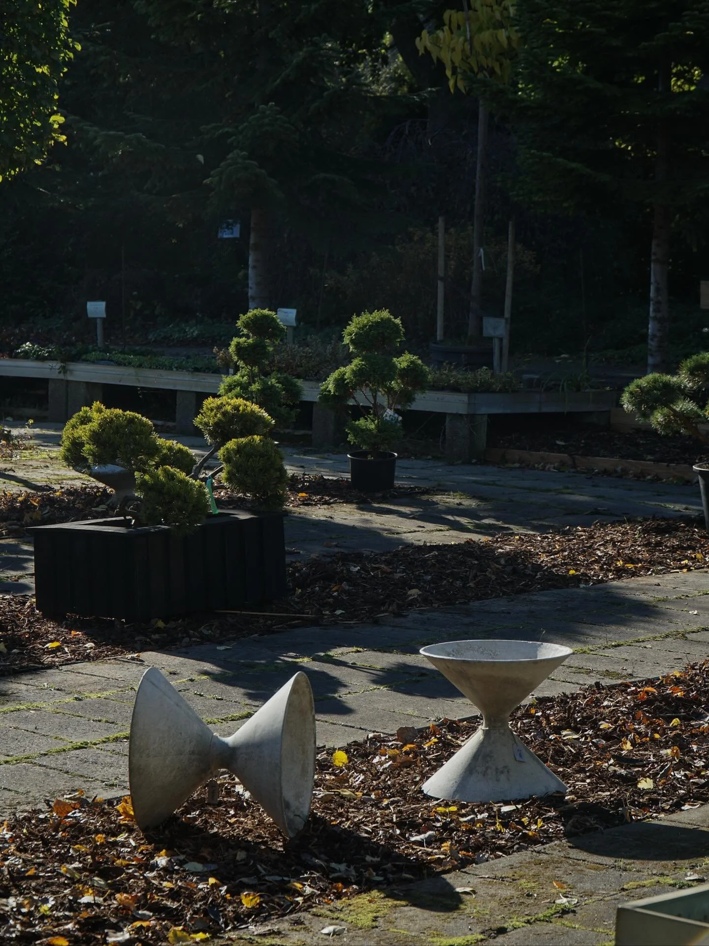 Et par &ldquo;Diabolo&rdquo; plantekasser af den schweiziske designer Willy Guhl, produceret af Eternite i 1970&rsquo;erne. original hvid maling, meget decorative 
Pris 4600,- for parret 
Vi levere i hele Danmark, skriv for mere info 
#elleb&aelig;k 