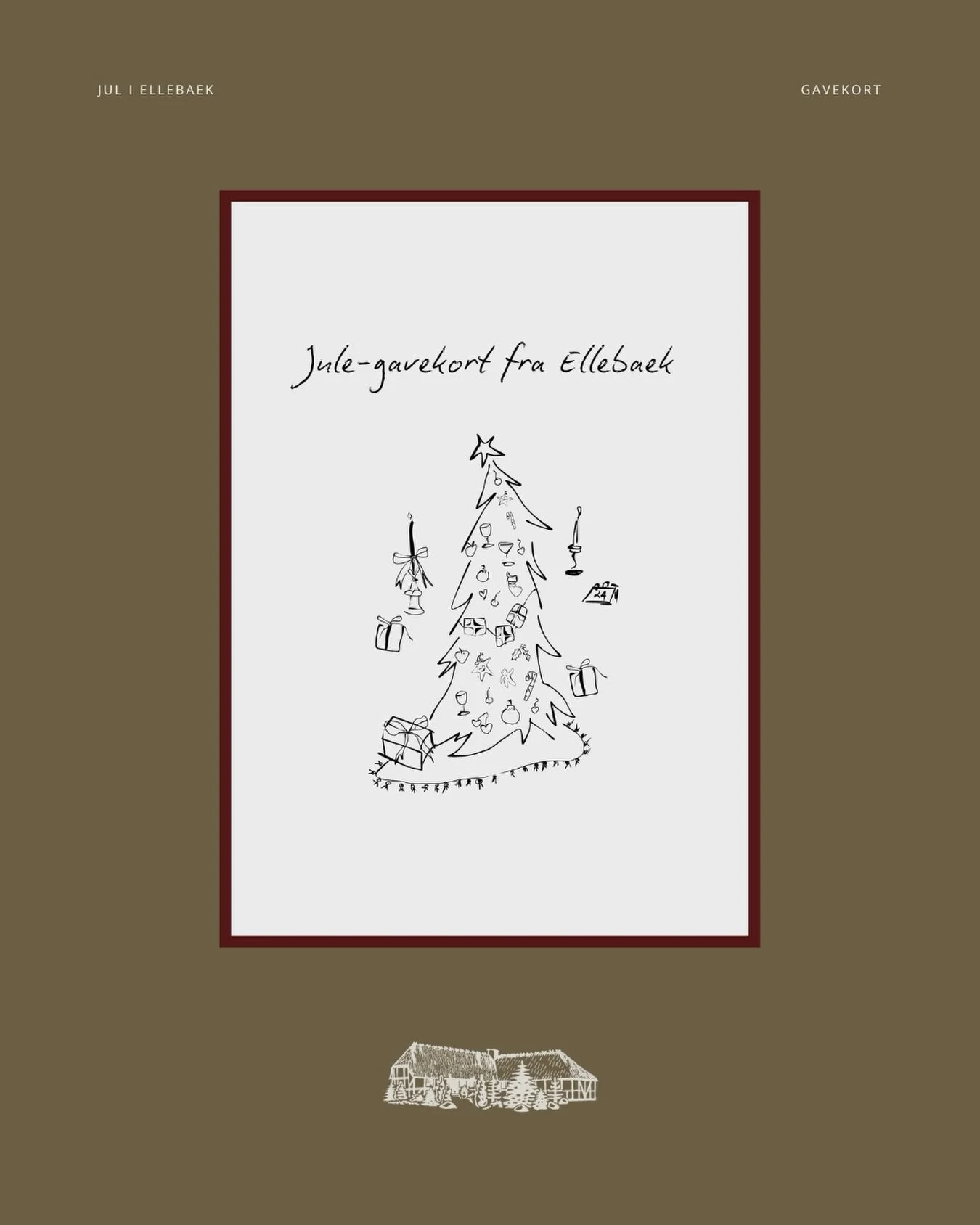 Overrask en, du holder af, med et gavekort fra Ellebaek &mdash; perfekt som advents- eller julegave. 
Vi pakker gavekortet smukt ind, klar til at ligge under tr&aelig;et og sprede gl&aelig;de. 
En oplagt gave til den, der elsker planter, blomster og 