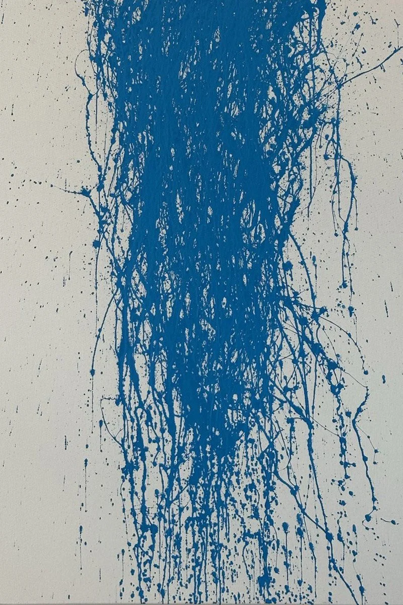 Blues, acrylic on canvas