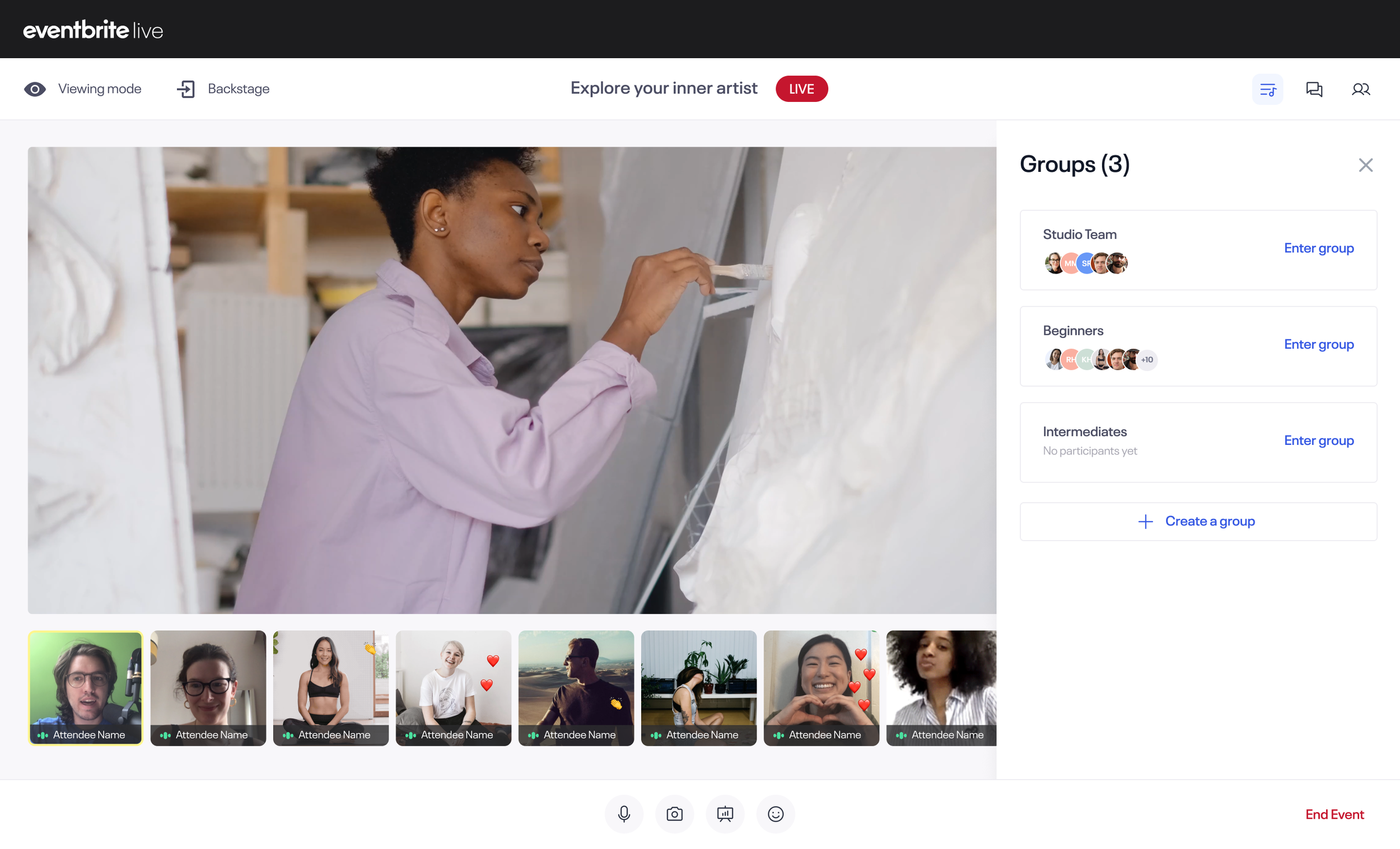 Event groups